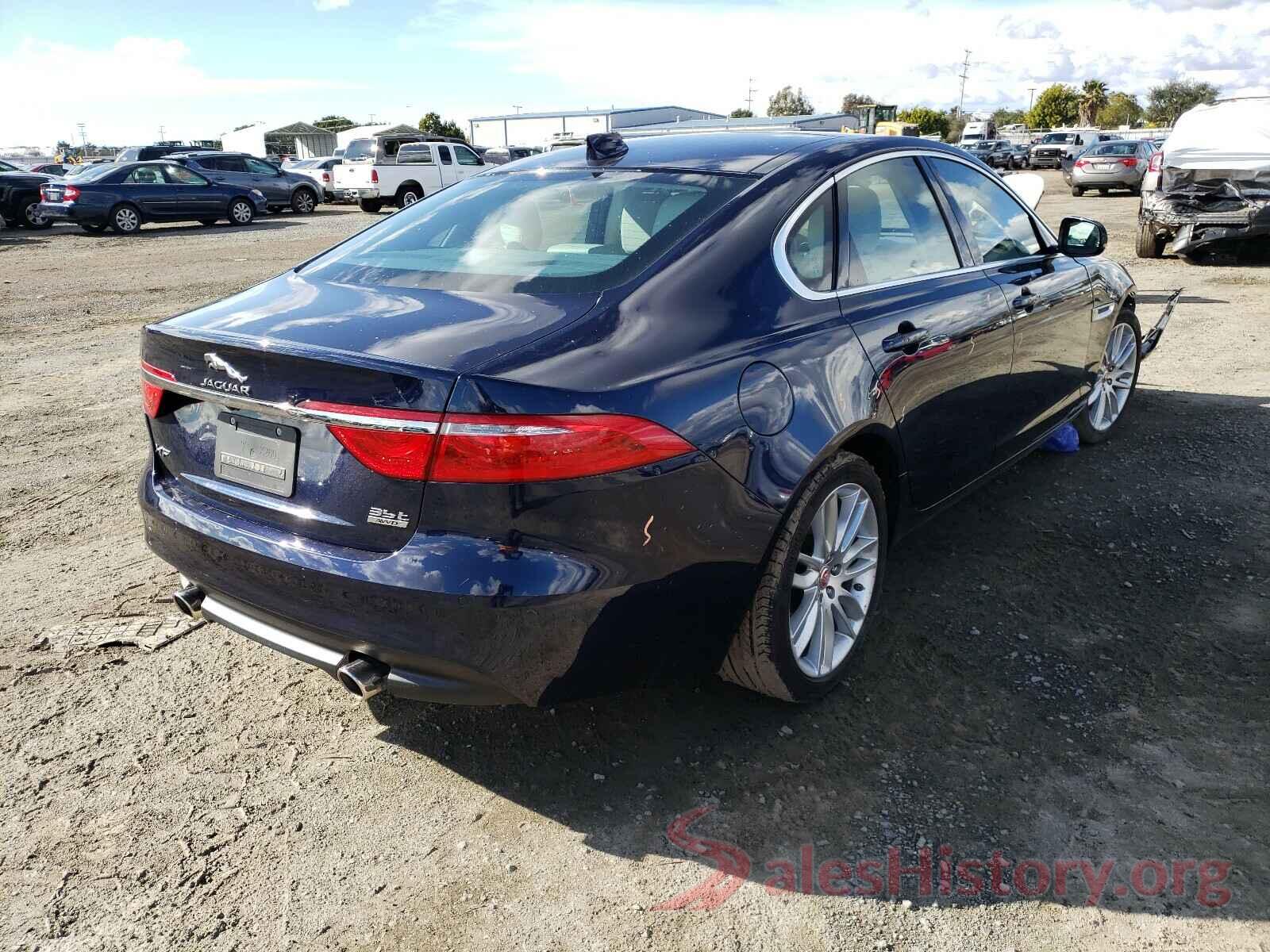 SAJBK4BV7GCY17267 2016 JAGUAR XF