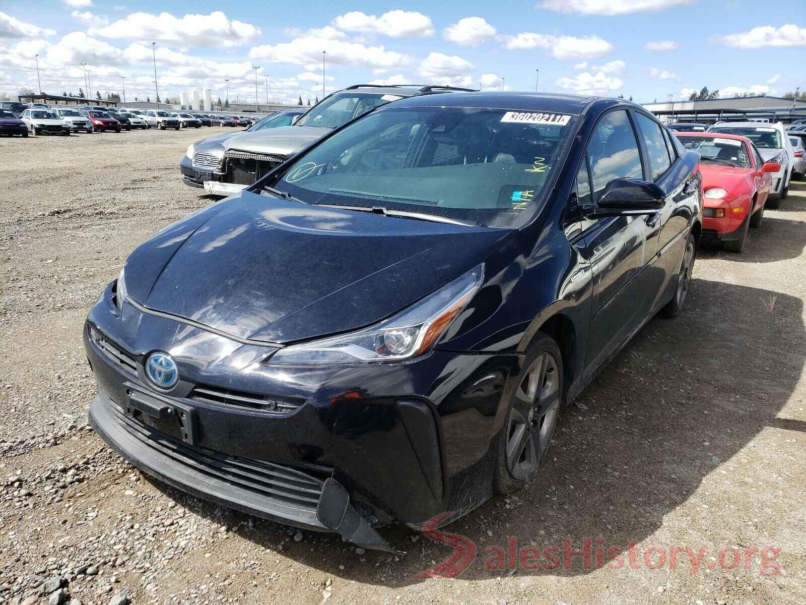 JTDKARFU5L3112137 2020 TOYOTA PRIUS