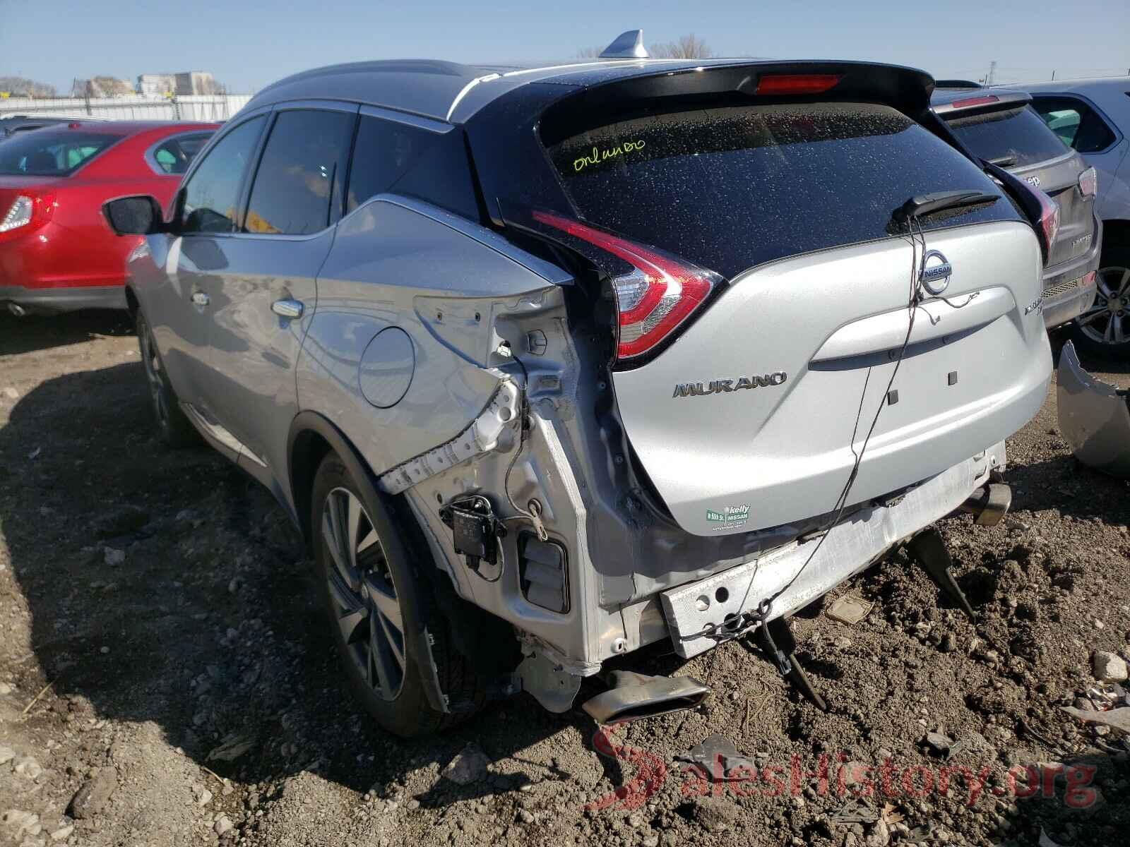 5N1AZ2MH5HN203093 2017 NISSAN MURANO