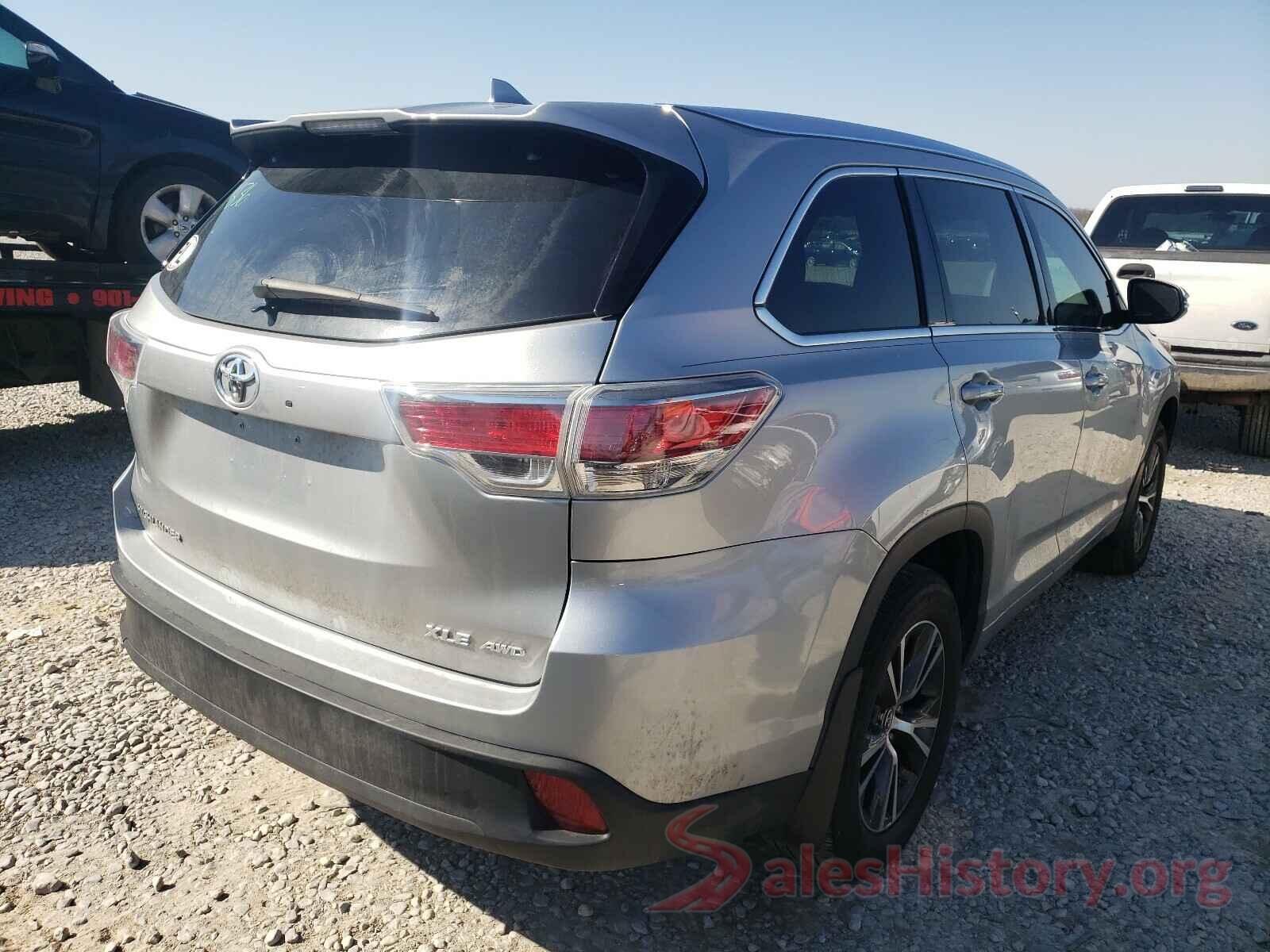 5TDJKRFH4GS501691 2016 TOYOTA HIGHLANDER