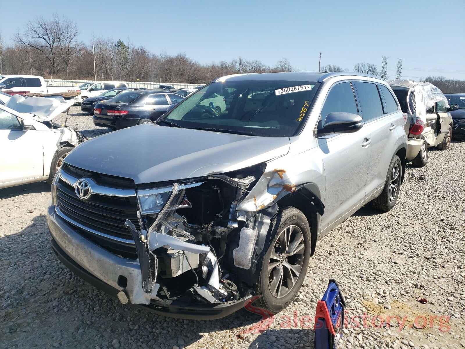 5TDJKRFH4GS501691 2016 TOYOTA HIGHLANDER