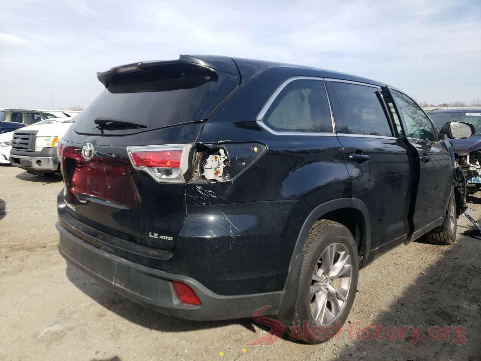 5TDBKRFH2GS278118 2016 TOYOTA HIGHLANDER