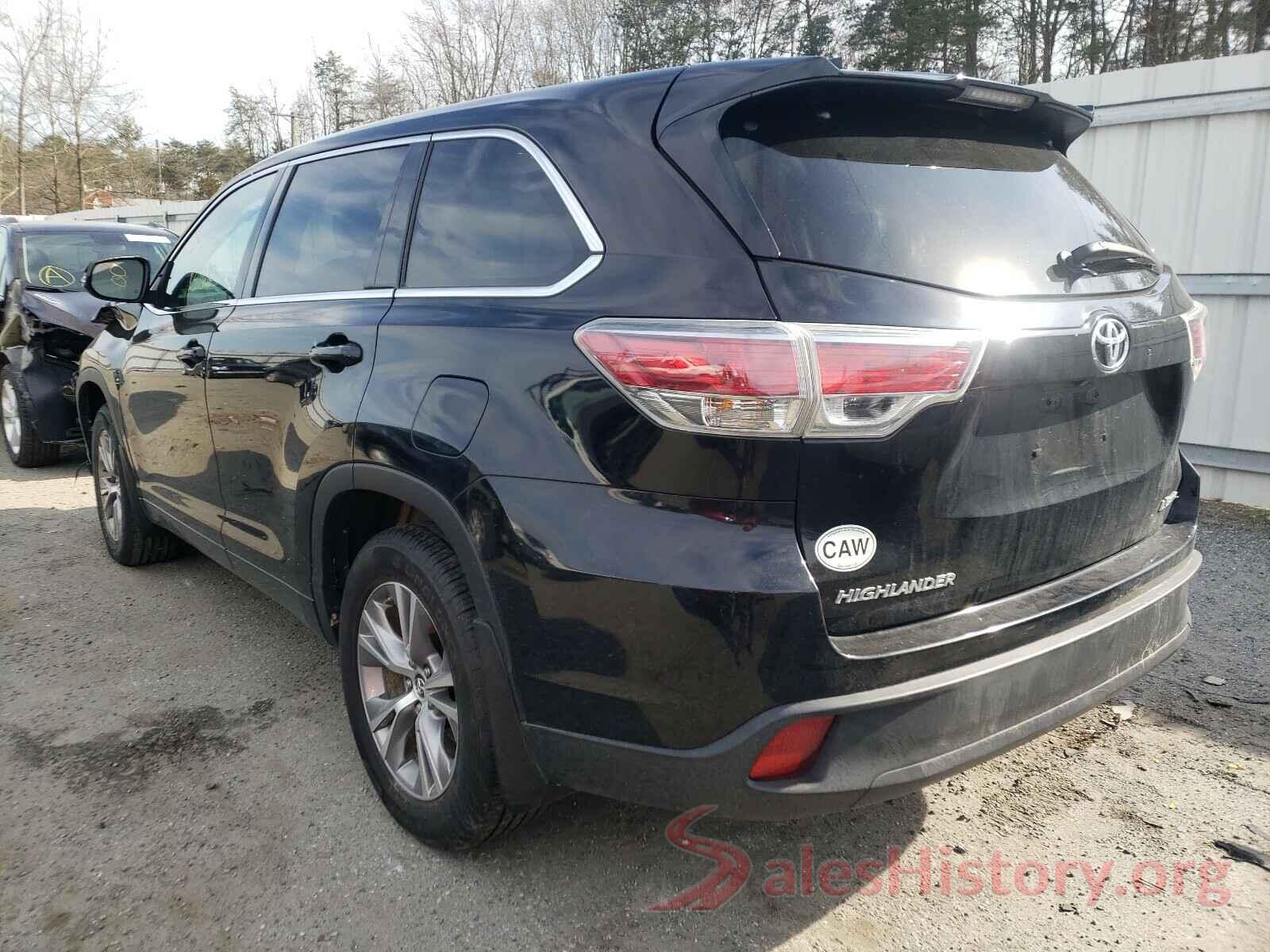 5TDBKRFH2GS278118 2016 TOYOTA HIGHLANDER