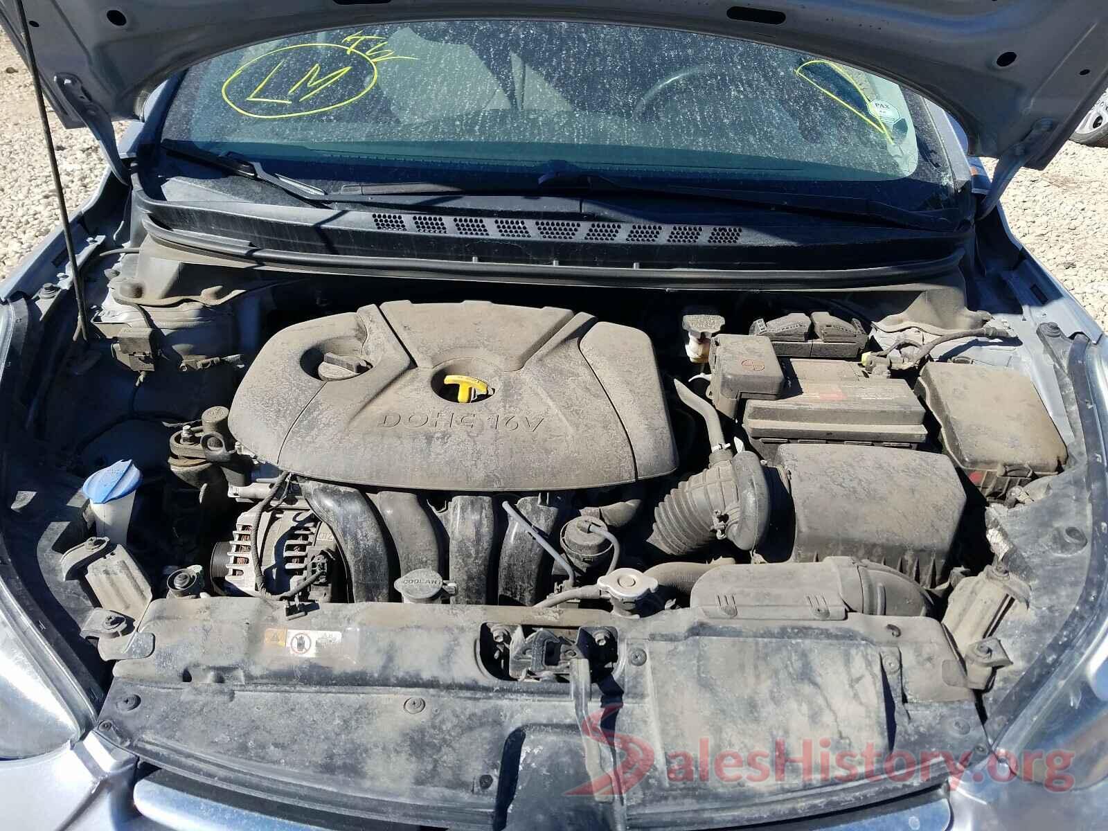 5NPDH4AE3GH710681 2016 HYUNDAI ELANTRA