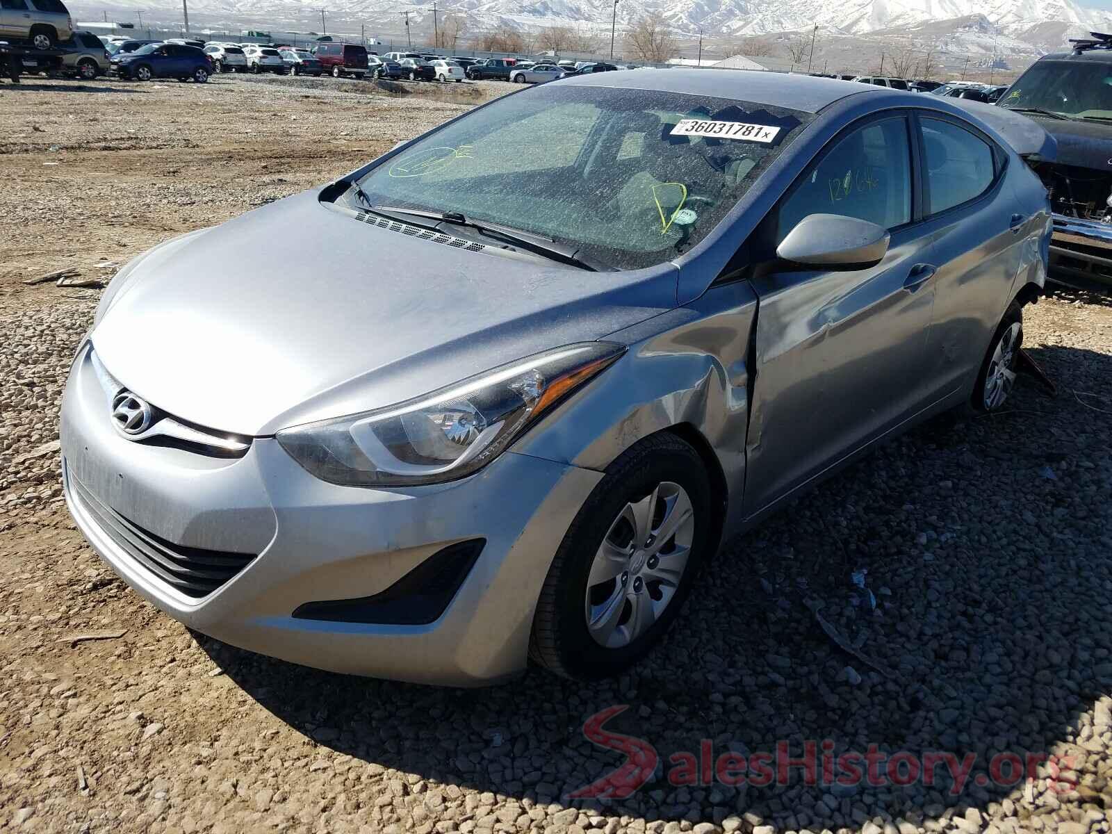 5NPDH4AE3GH710681 2016 HYUNDAI ELANTRA