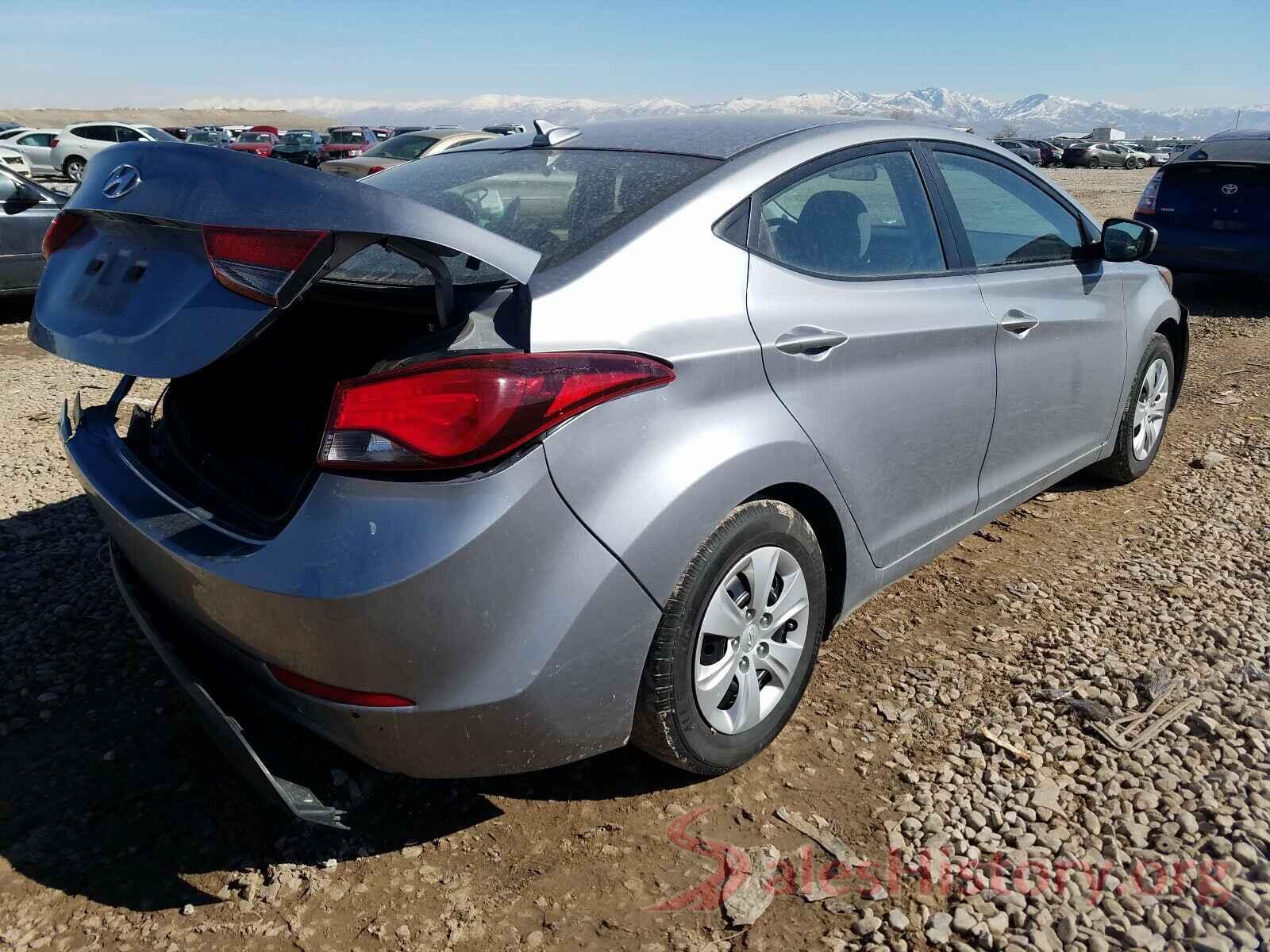 5NPDH4AE3GH710681 2016 HYUNDAI ELANTRA