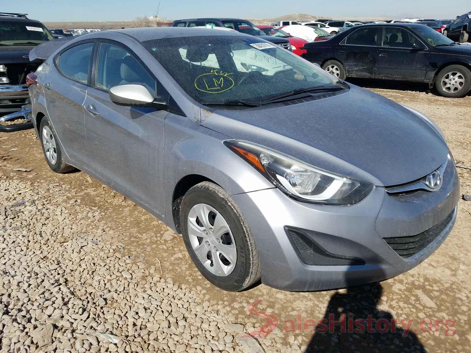 5NPDH4AE3GH710681 2016 HYUNDAI ELANTRA