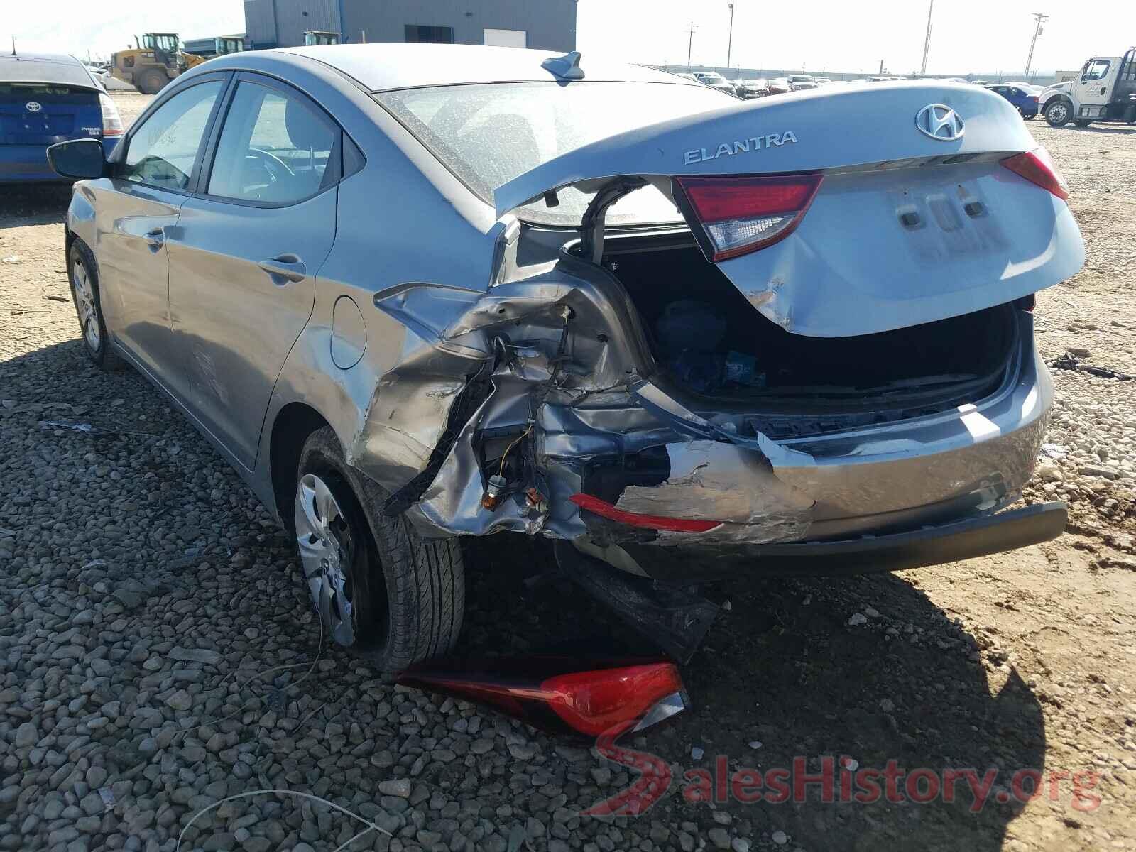 5NPDH4AE3GH710681 2016 HYUNDAI ELANTRA