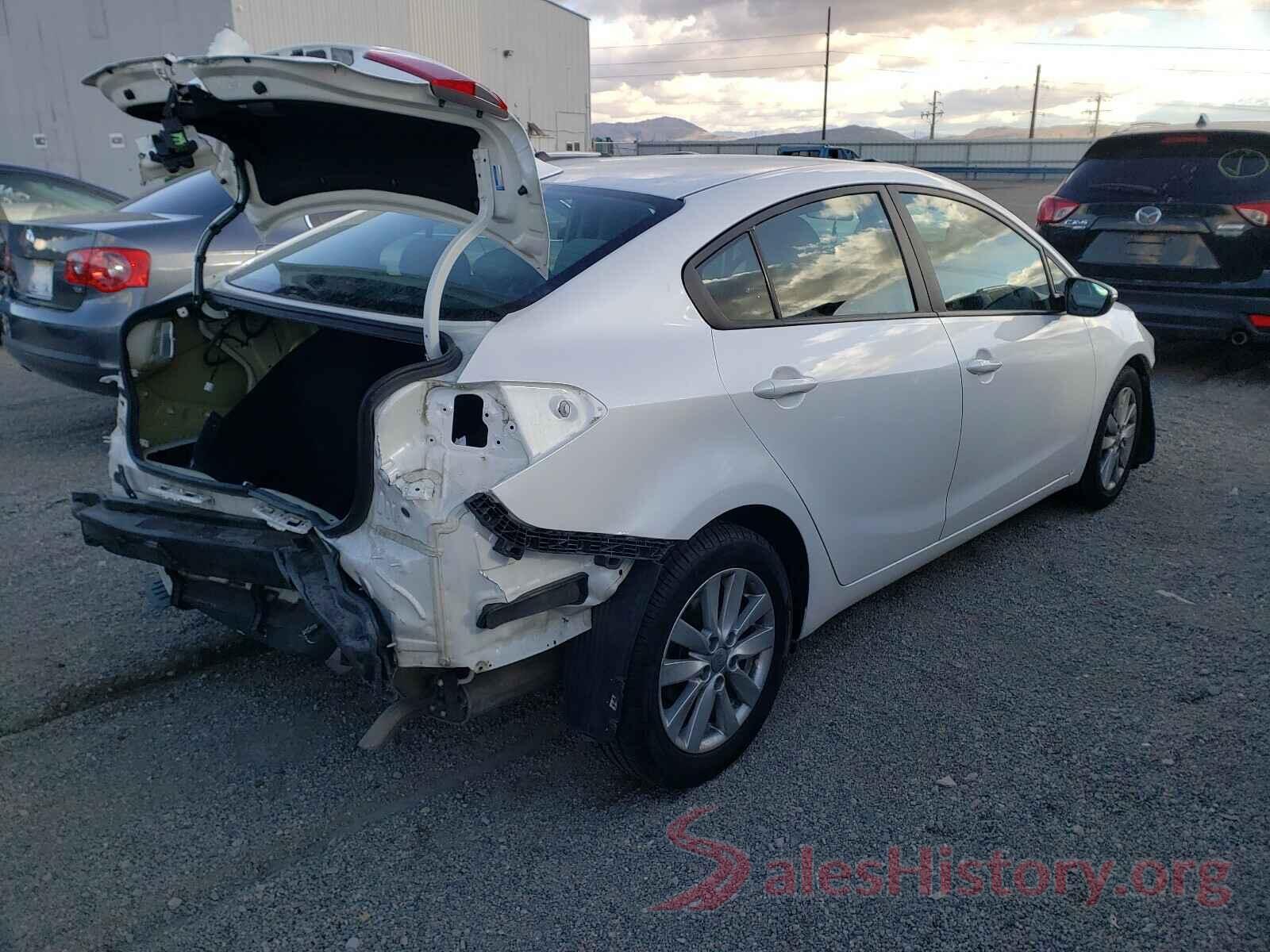 KNAFX4A60G5564418 2016 KIA FORTE