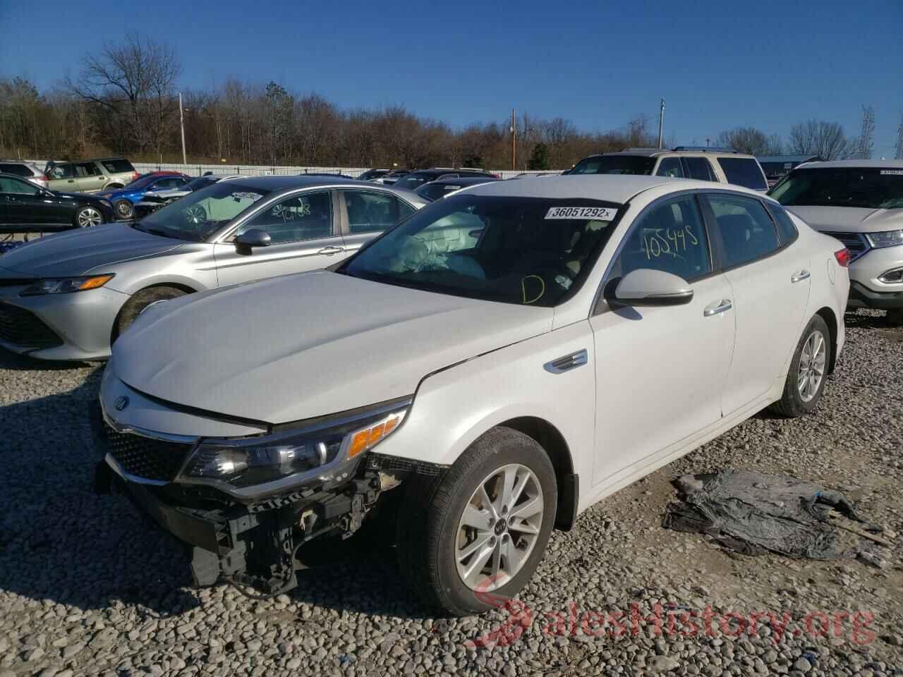 KNAGT4L38G5085022 2016 KIA OPTIMA