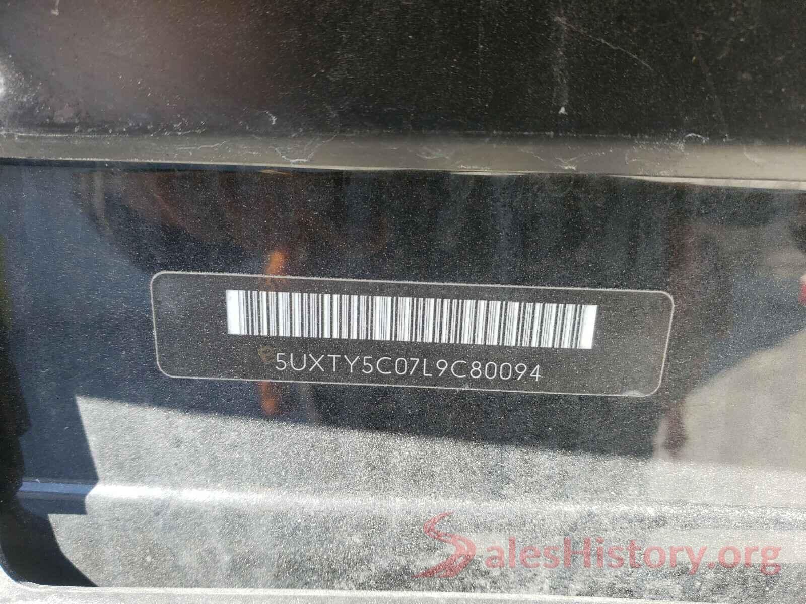 5UXTY5C07L9C80094 2020 BMW X3