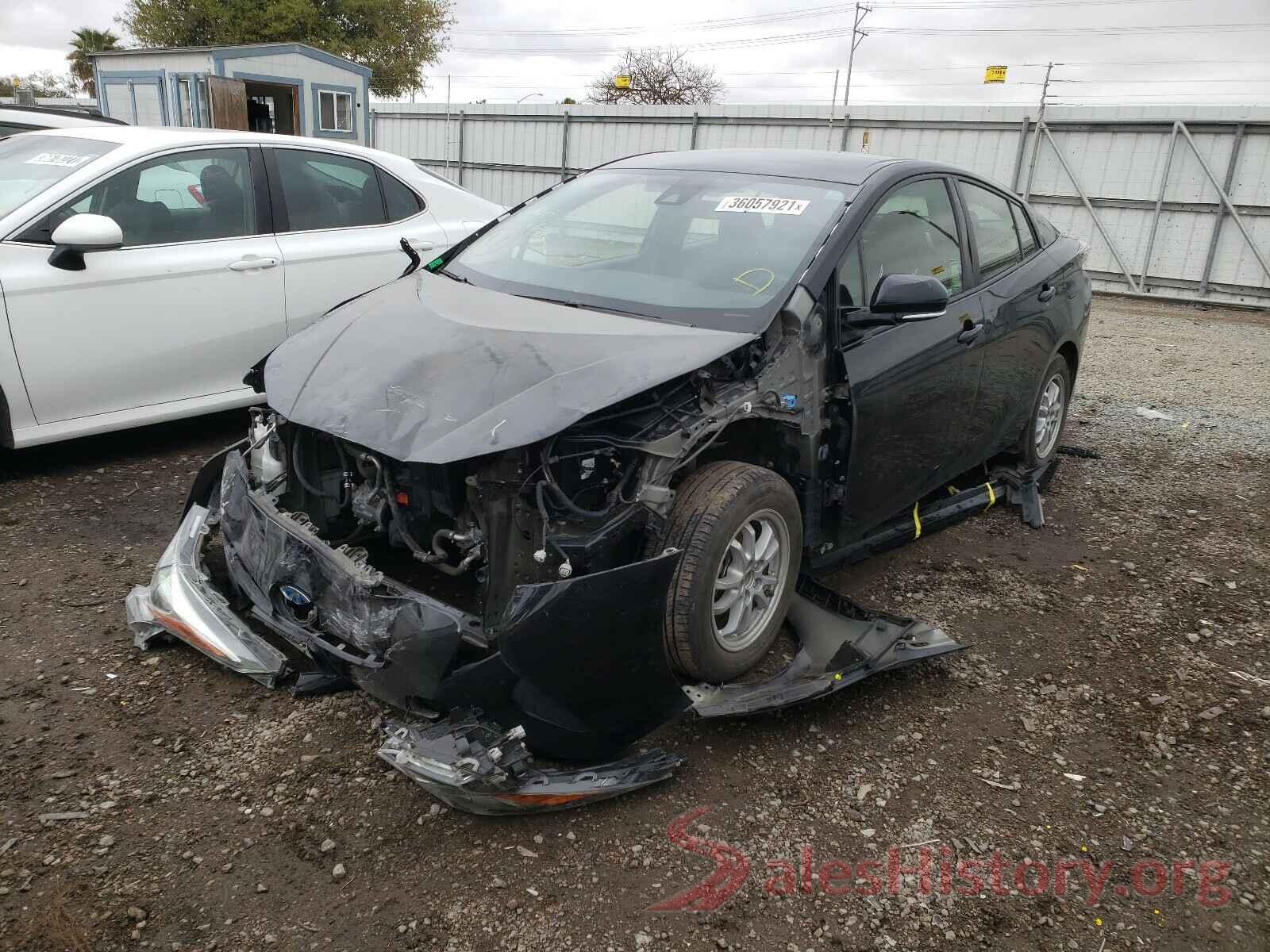 JTDKBRFU6J3587077 2018 TOYOTA PRIUS