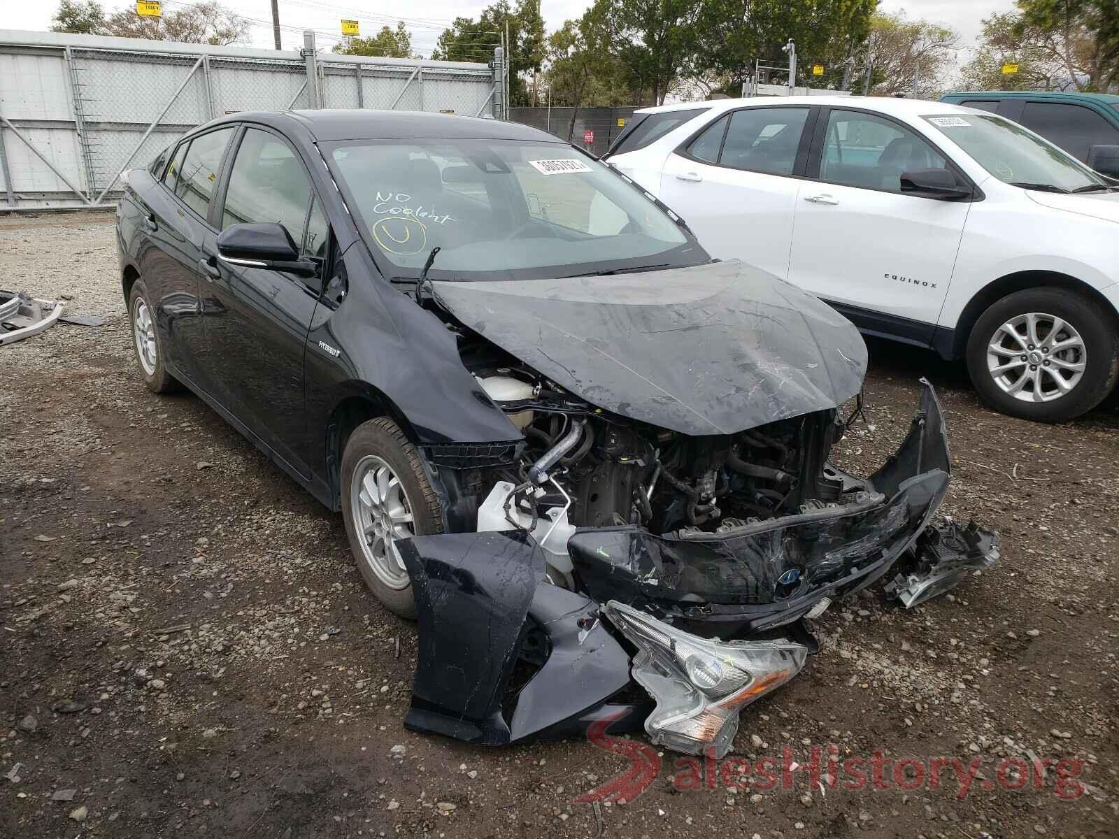 JTDKBRFU6J3587077 2018 TOYOTA PRIUS