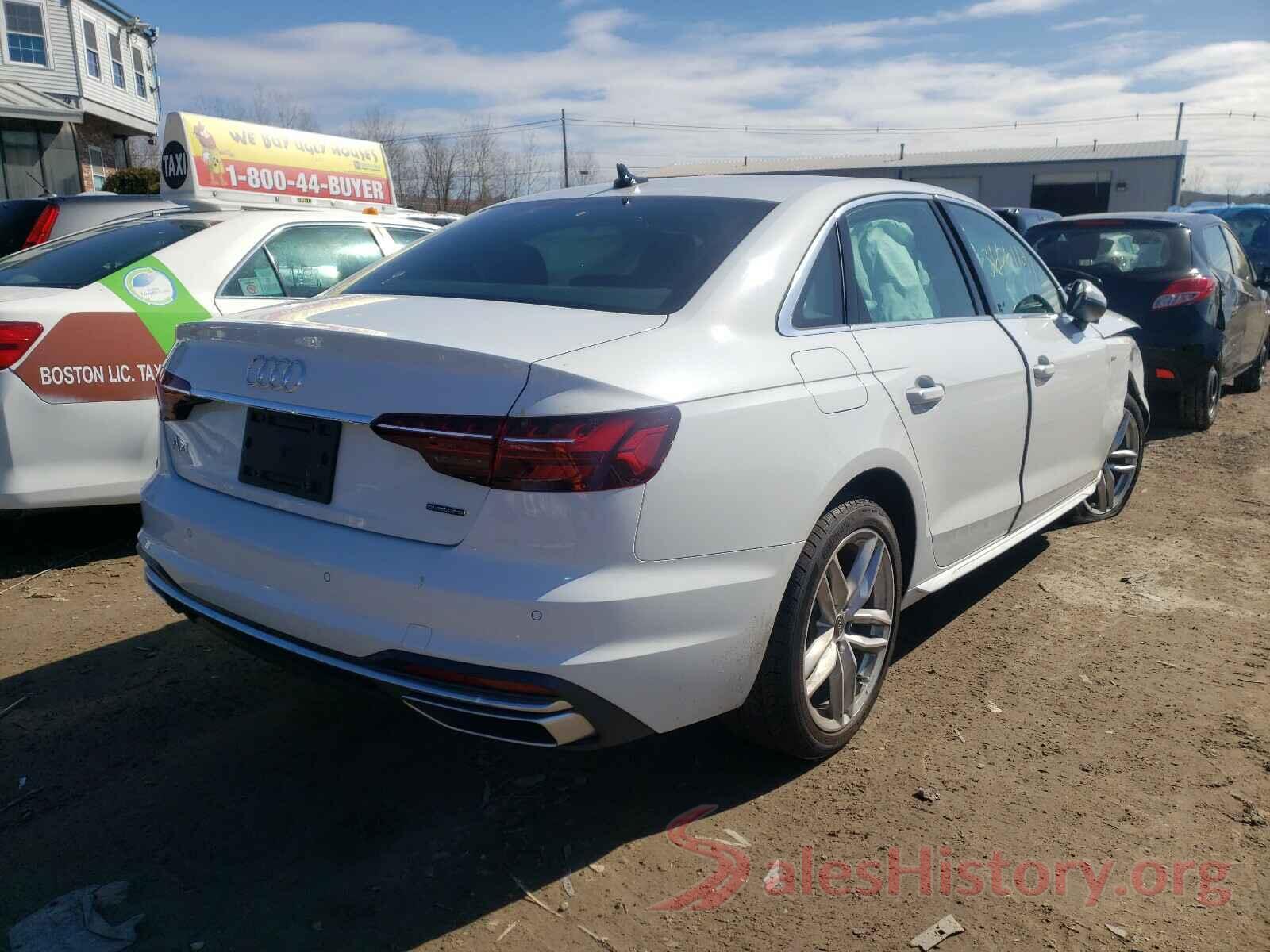 WAUDAAF49MN007498 2021 AUDI A4