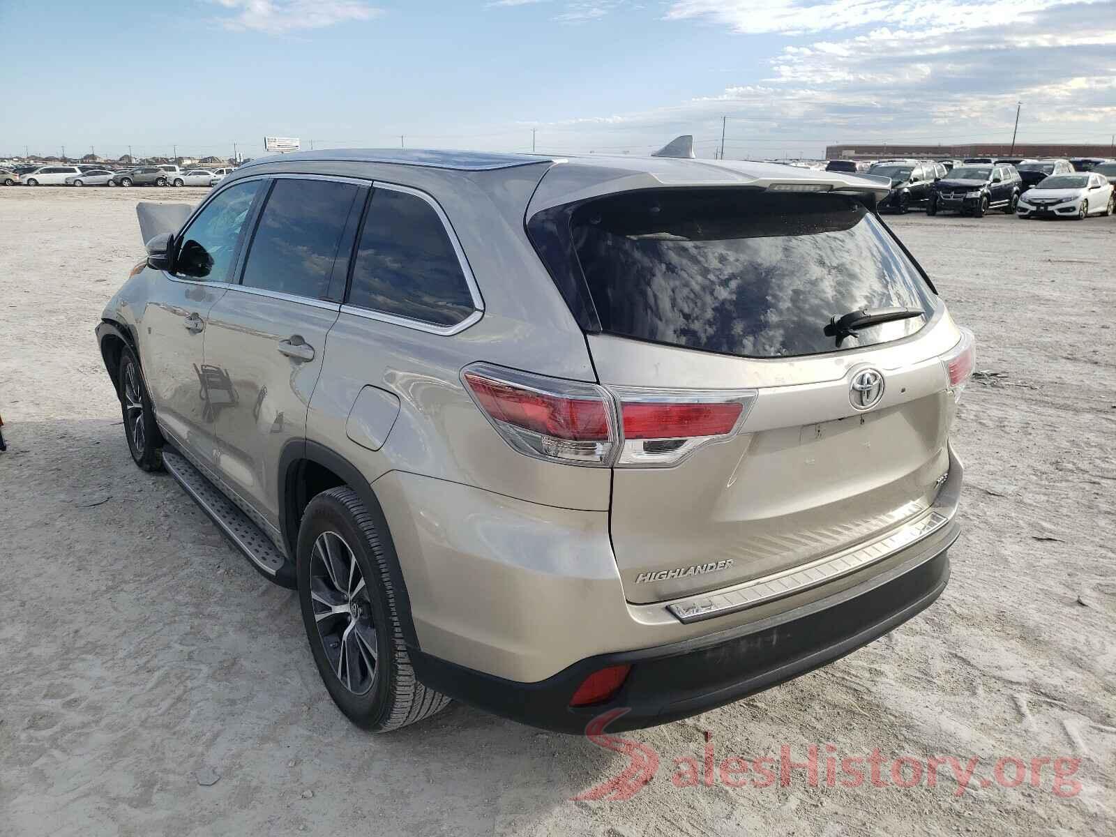 5TDKKRFH8GS503108 2016 TOYOTA HIGHLANDER