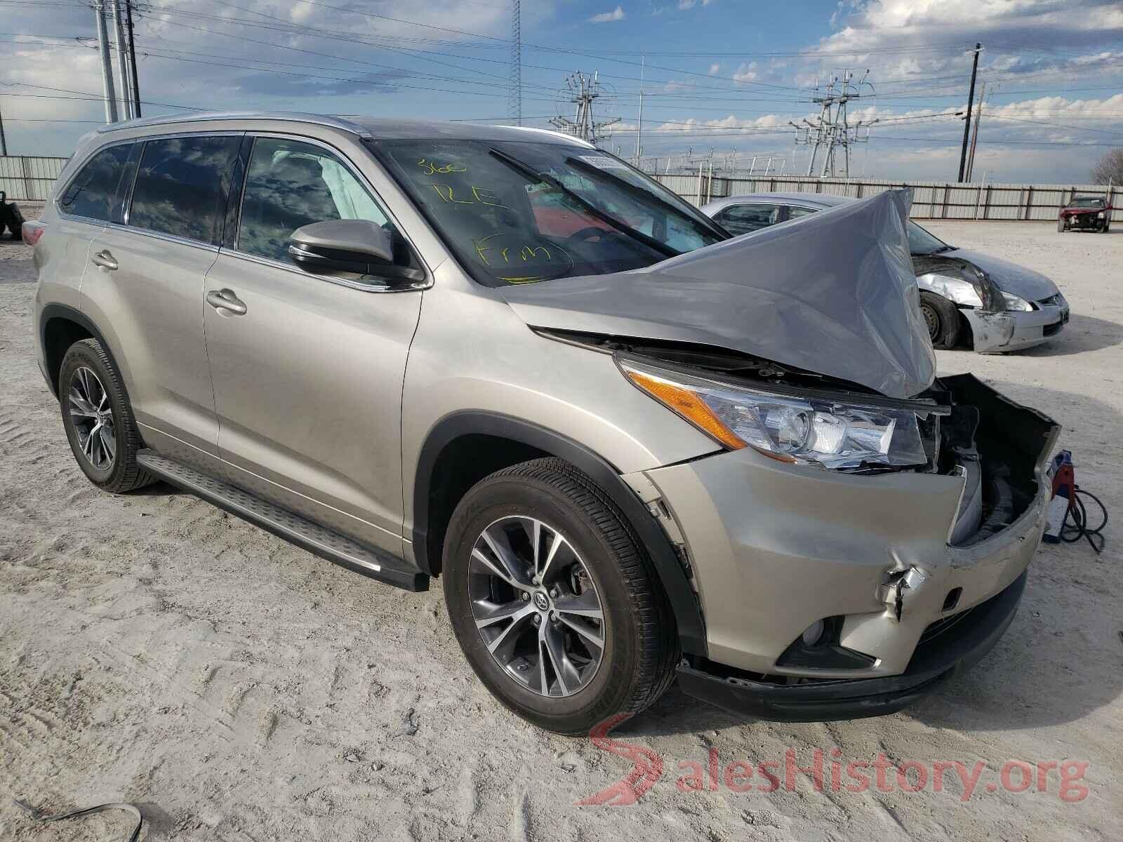 5TDKKRFH8GS503108 2016 TOYOTA HIGHLANDER