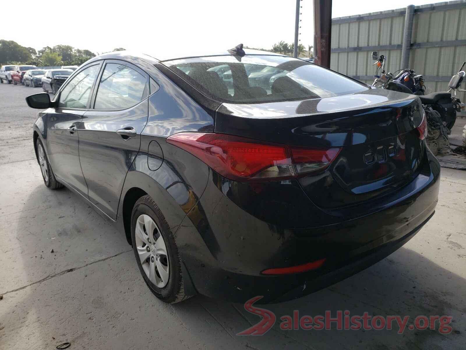 5NPDH4AE9GH722026 2016 HYUNDAI ELANTRA