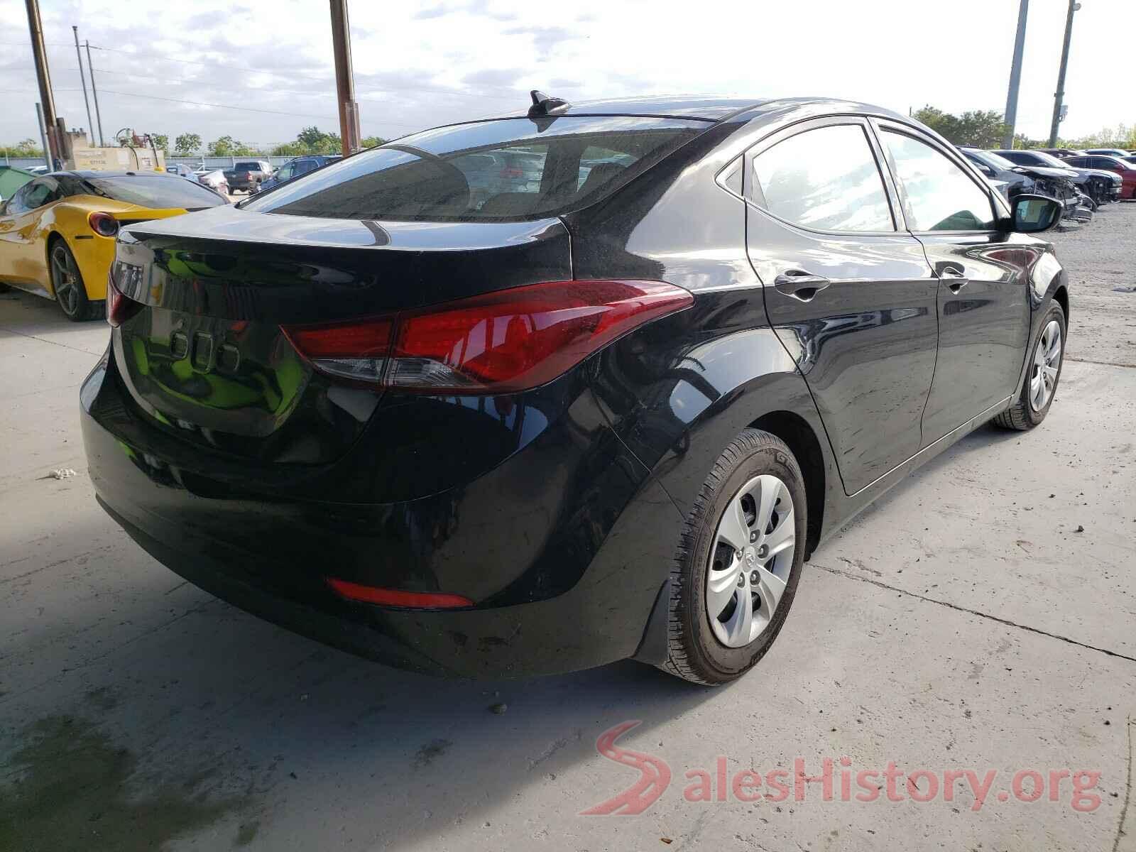 5NPDH4AE9GH722026 2016 HYUNDAI ELANTRA