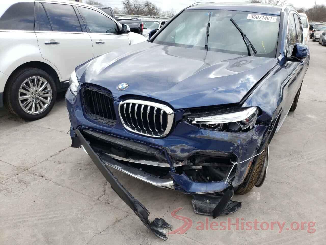 5UXTY5C01L9D45862 2020 BMW X3