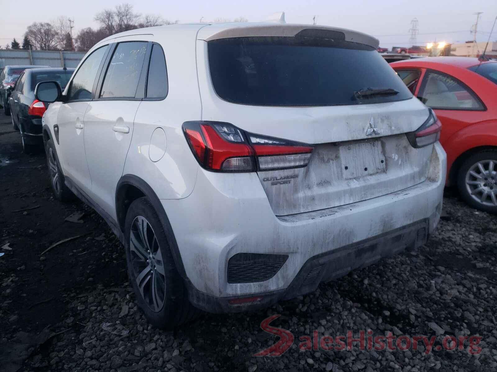 JA4AP3AU2LU016498 2020 MITSUBISHI OUTLANDER