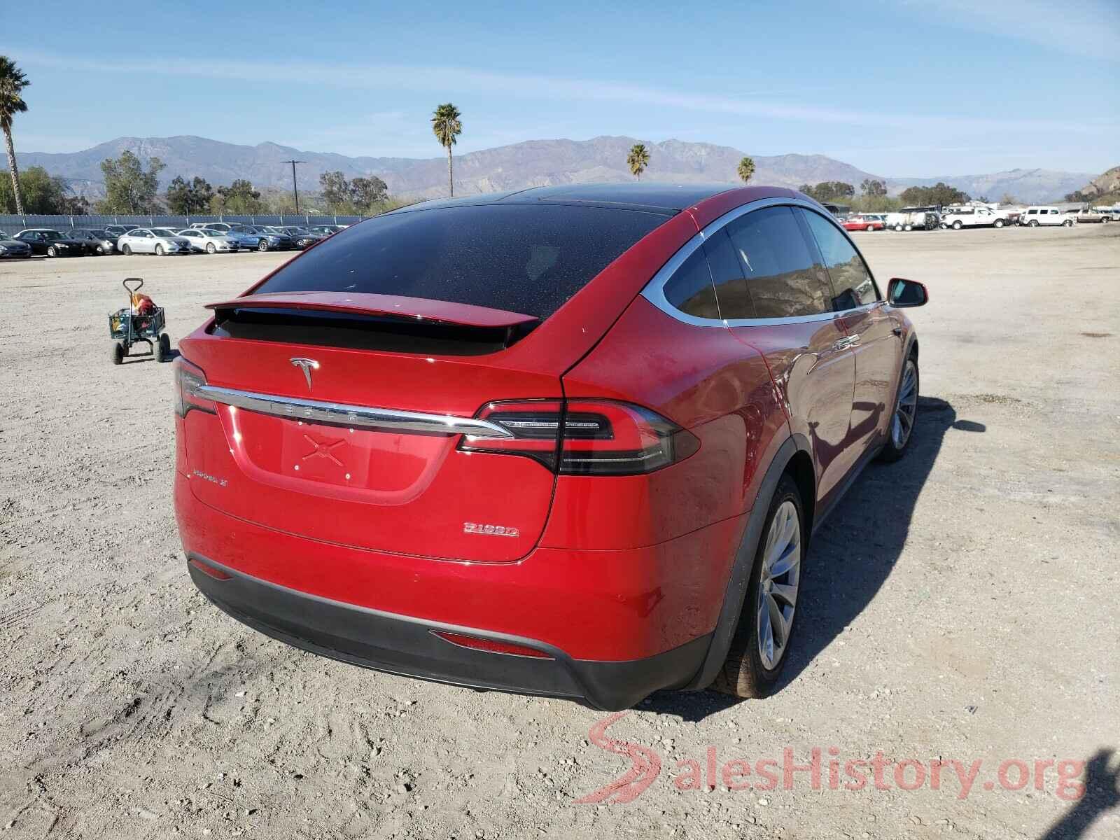 5YJXCBE44HF054458 2017 TESLA MODEL X