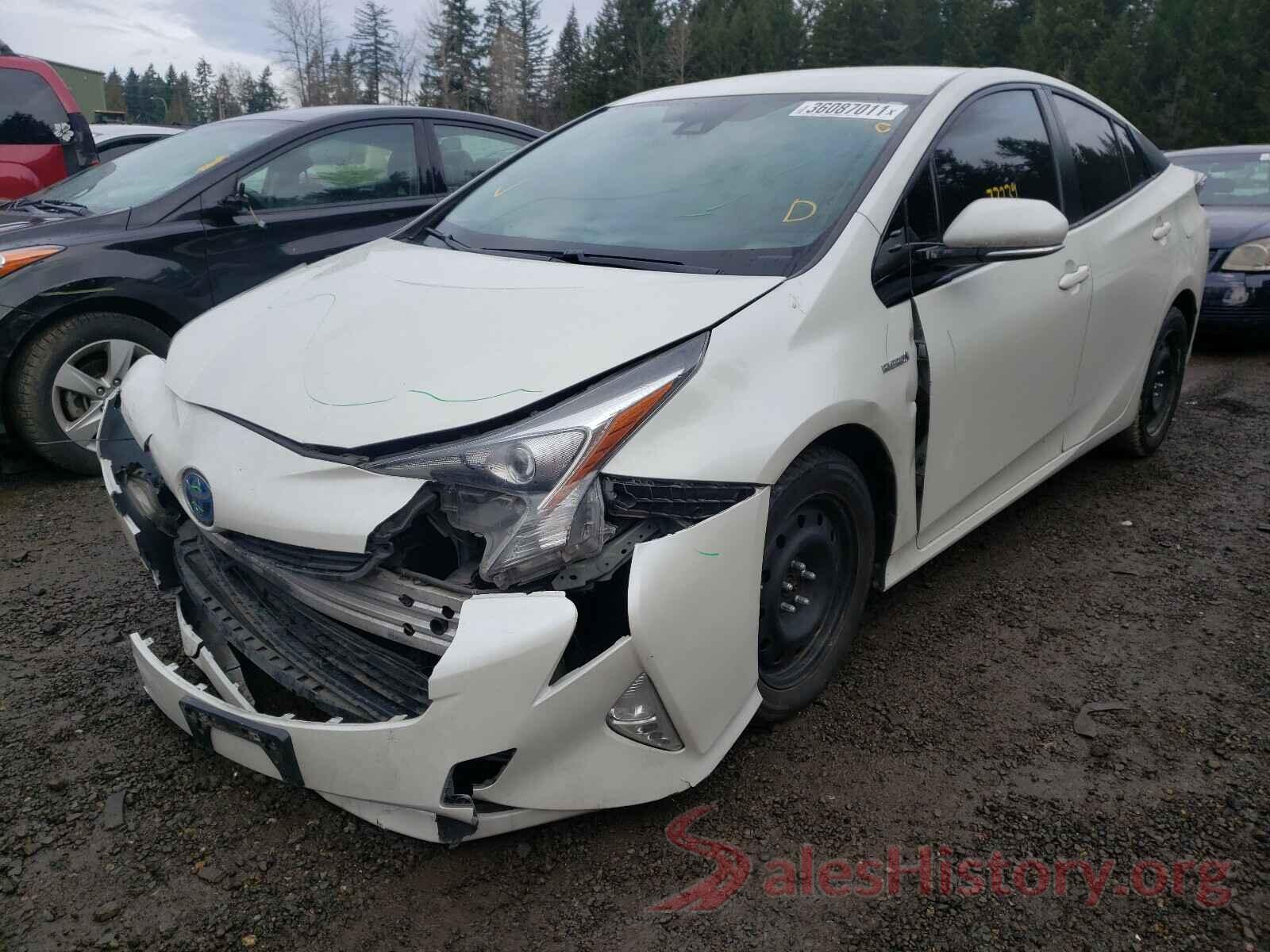 JTDKARFU1G3506627 2016 TOYOTA PRIUS