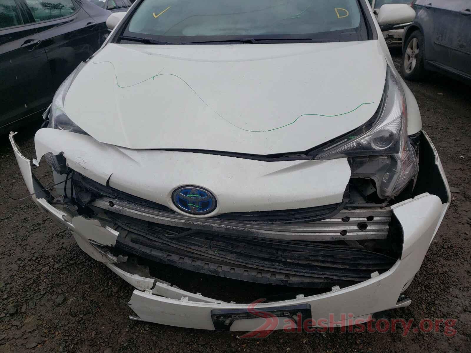 JTDKARFU1G3506627 2016 TOYOTA PRIUS