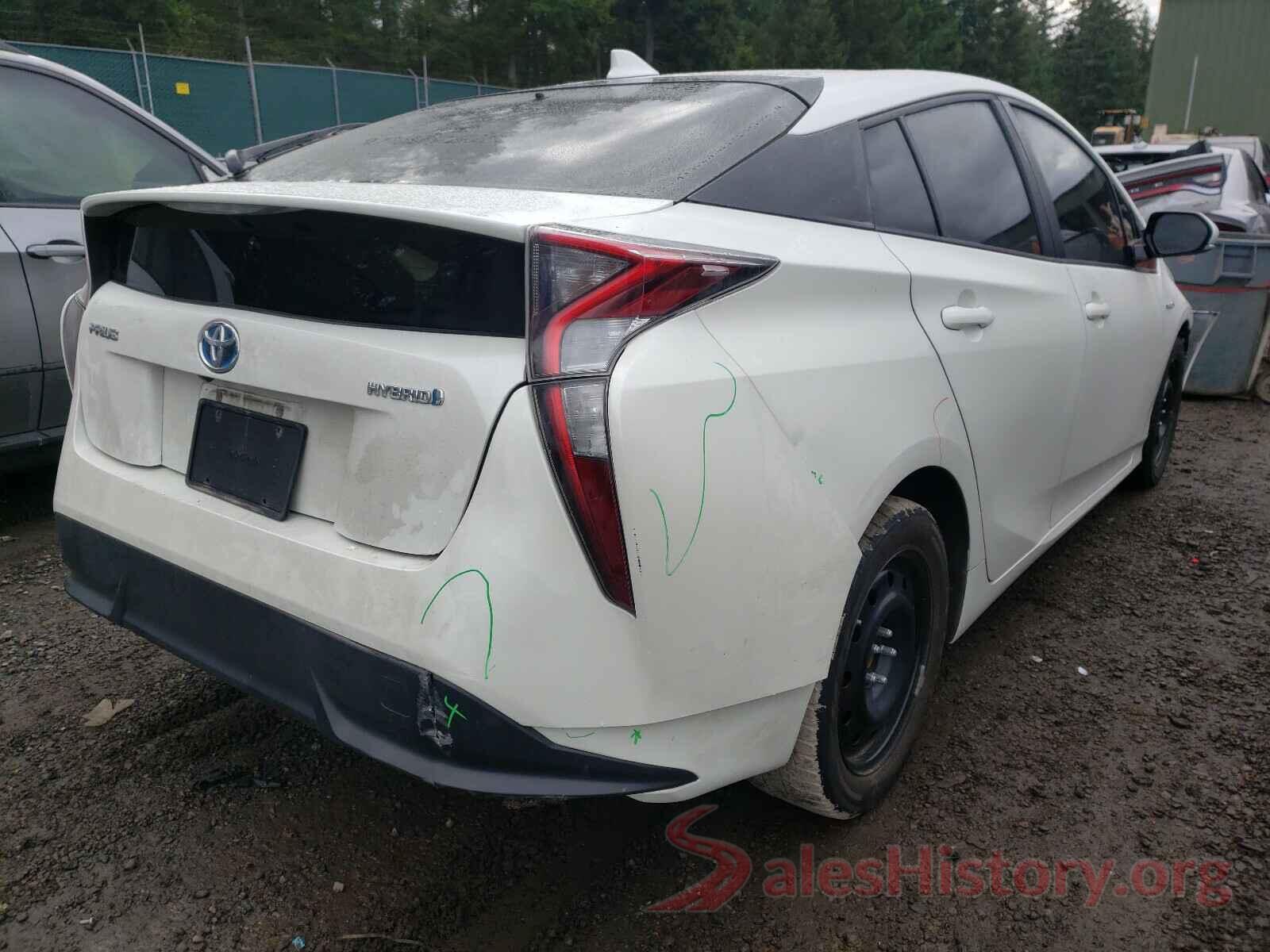 JTDKARFU1G3506627 2016 TOYOTA PRIUS