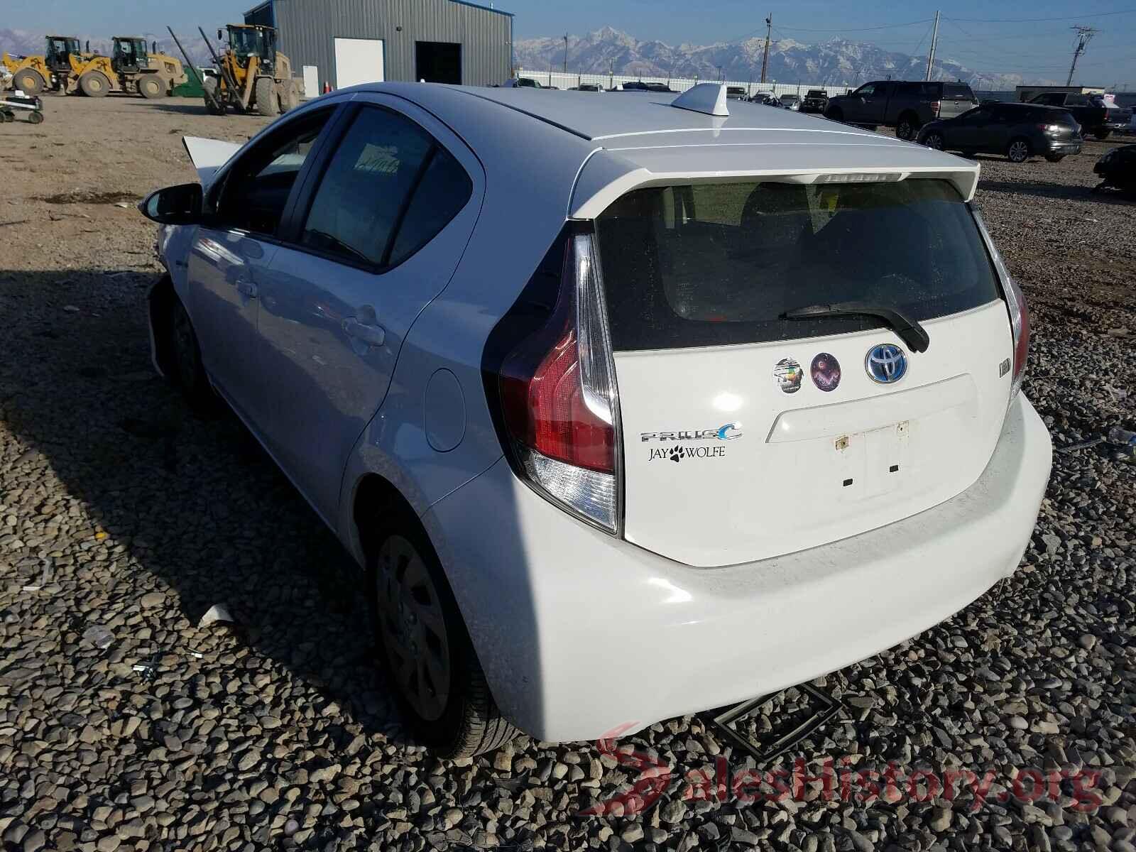 JTDKDTB35G1129619 2016 TOYOTA PRIUS