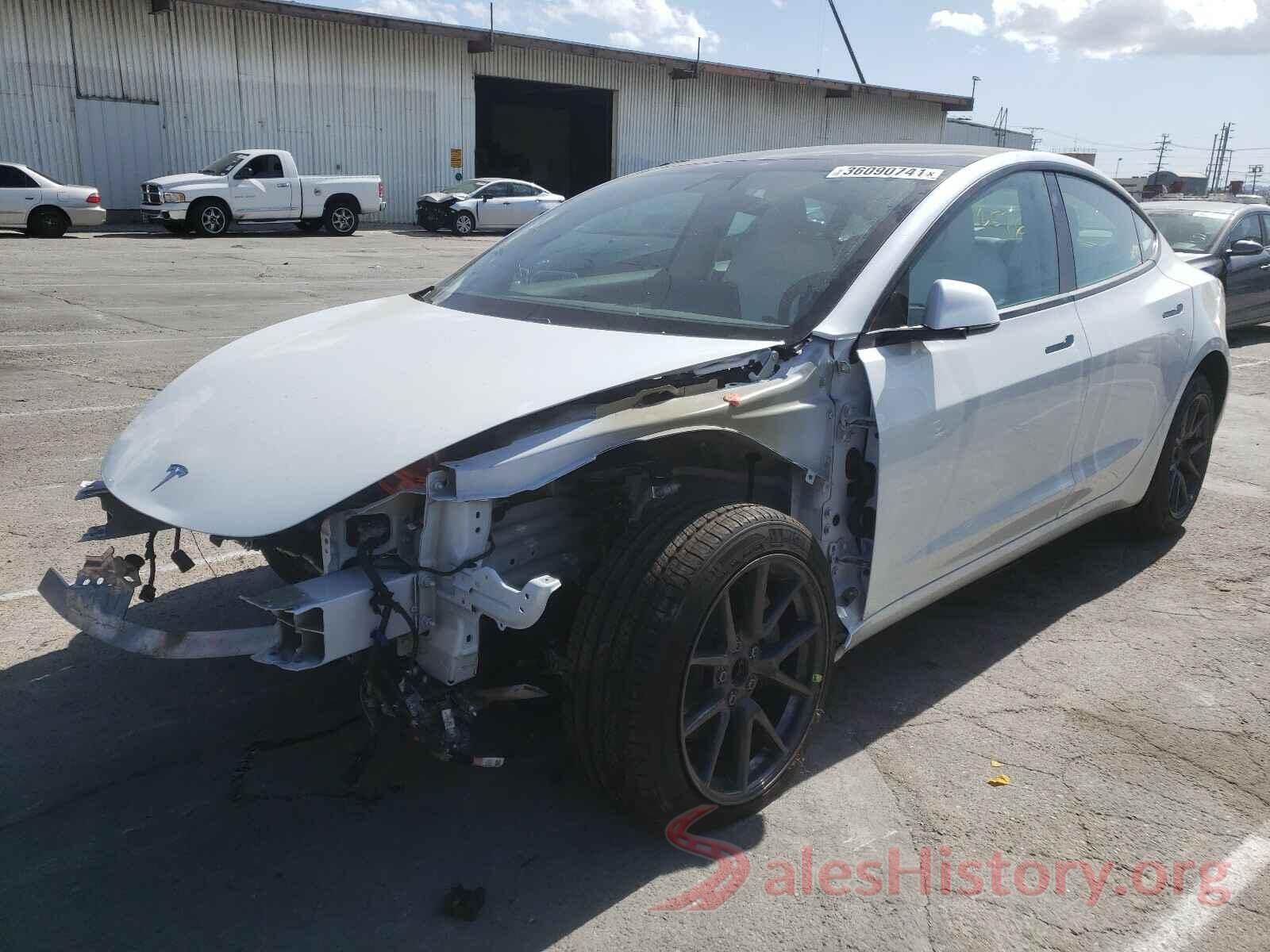 5YJ3E1EA7MF877971 2021 TESLA MODEL 3