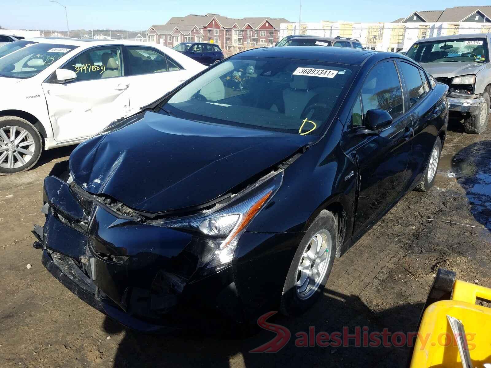 JTDKARFU7G3025054 2016 TOYOTA PRIUS