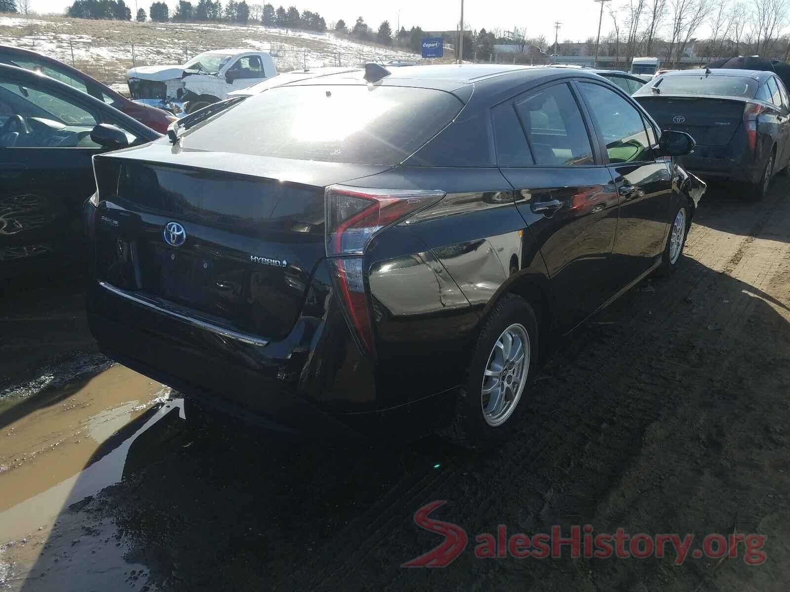 JTDKARFU7G3025054 2016 TOYOTA PRIUS