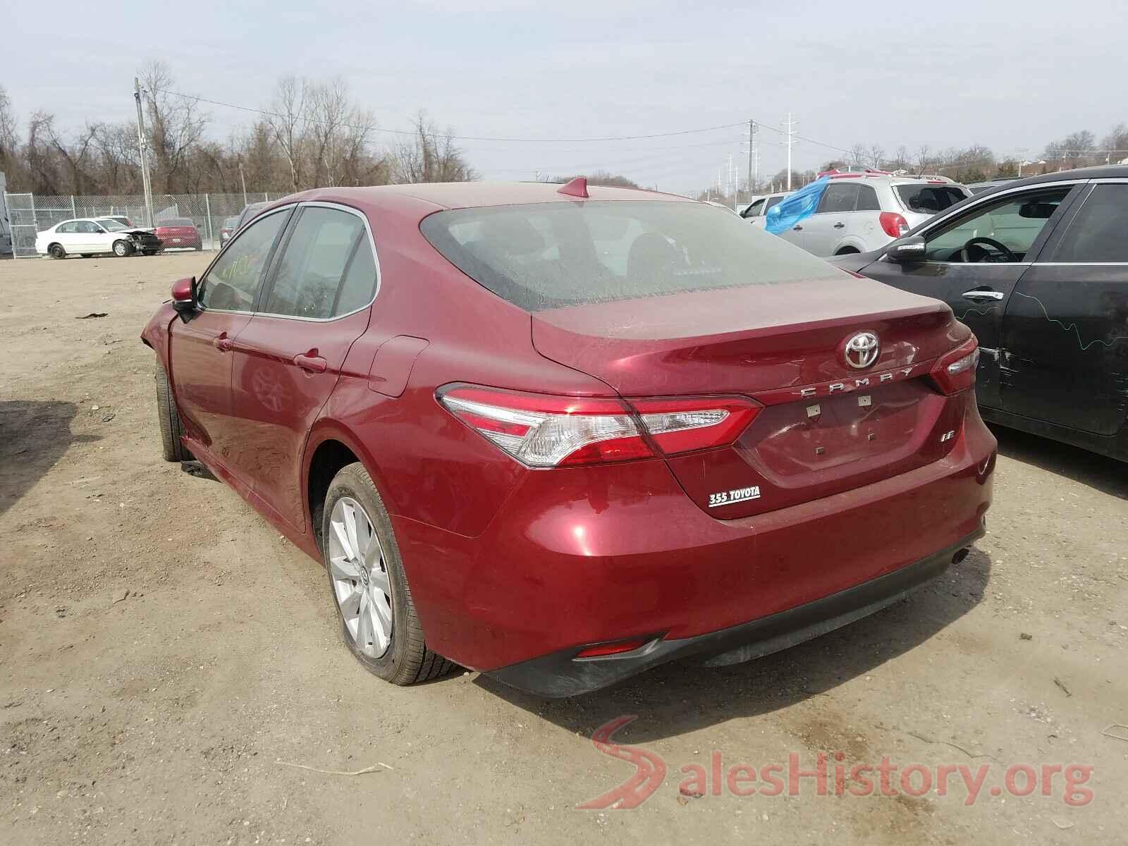 4T1B11HK4KU703870 2019 TOYOTA CAMRY