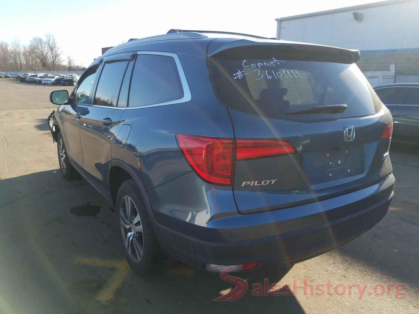 5FNYF6H58HB031062 2017 HONDA PILOT