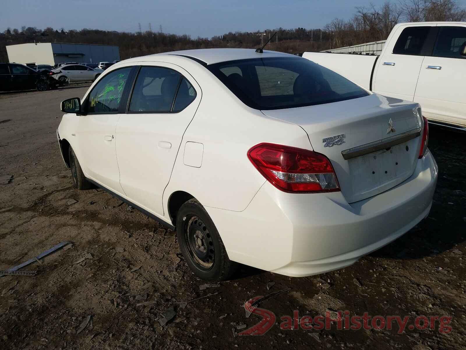 ML32F3FJ3LHF03672 2020 MITSUBISHI MIRAGE