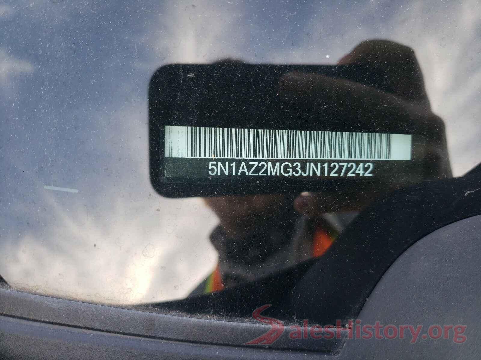 5N1AZ2MG3JN127242 2018 NISSAN MURANO