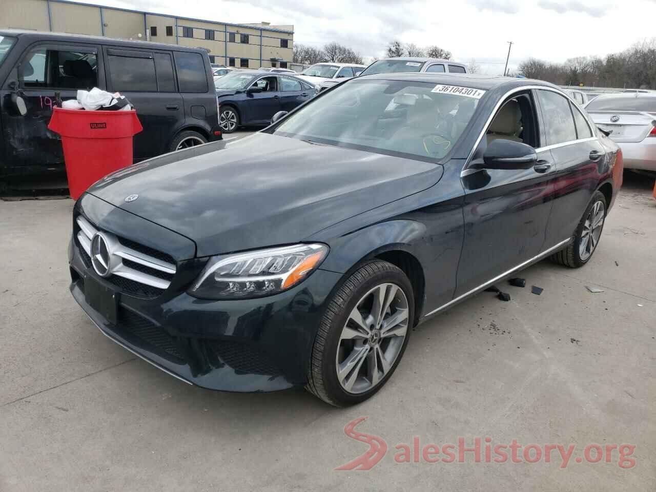 55SWF8EB1KU290494 2019 MERCEDES-BENZ C CLASS