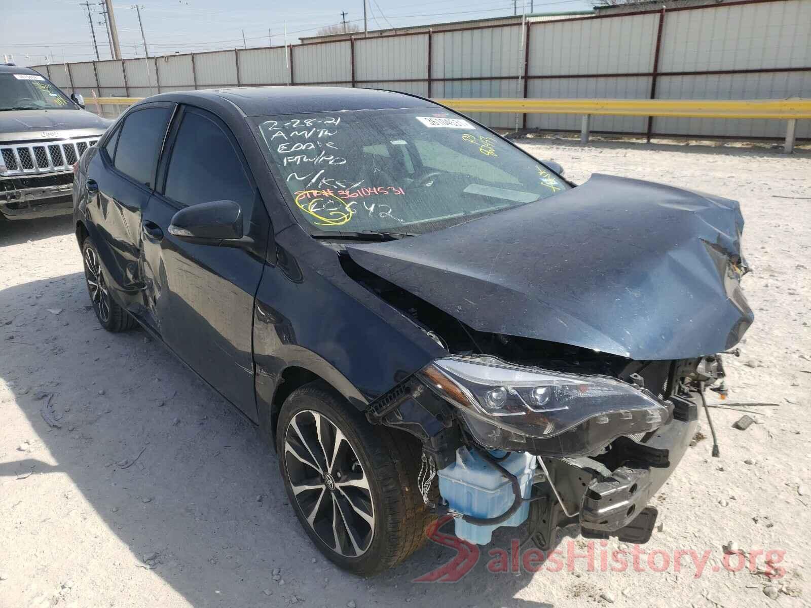 5YFBURHE6KP862553 2019 TOYOTA COROLLA