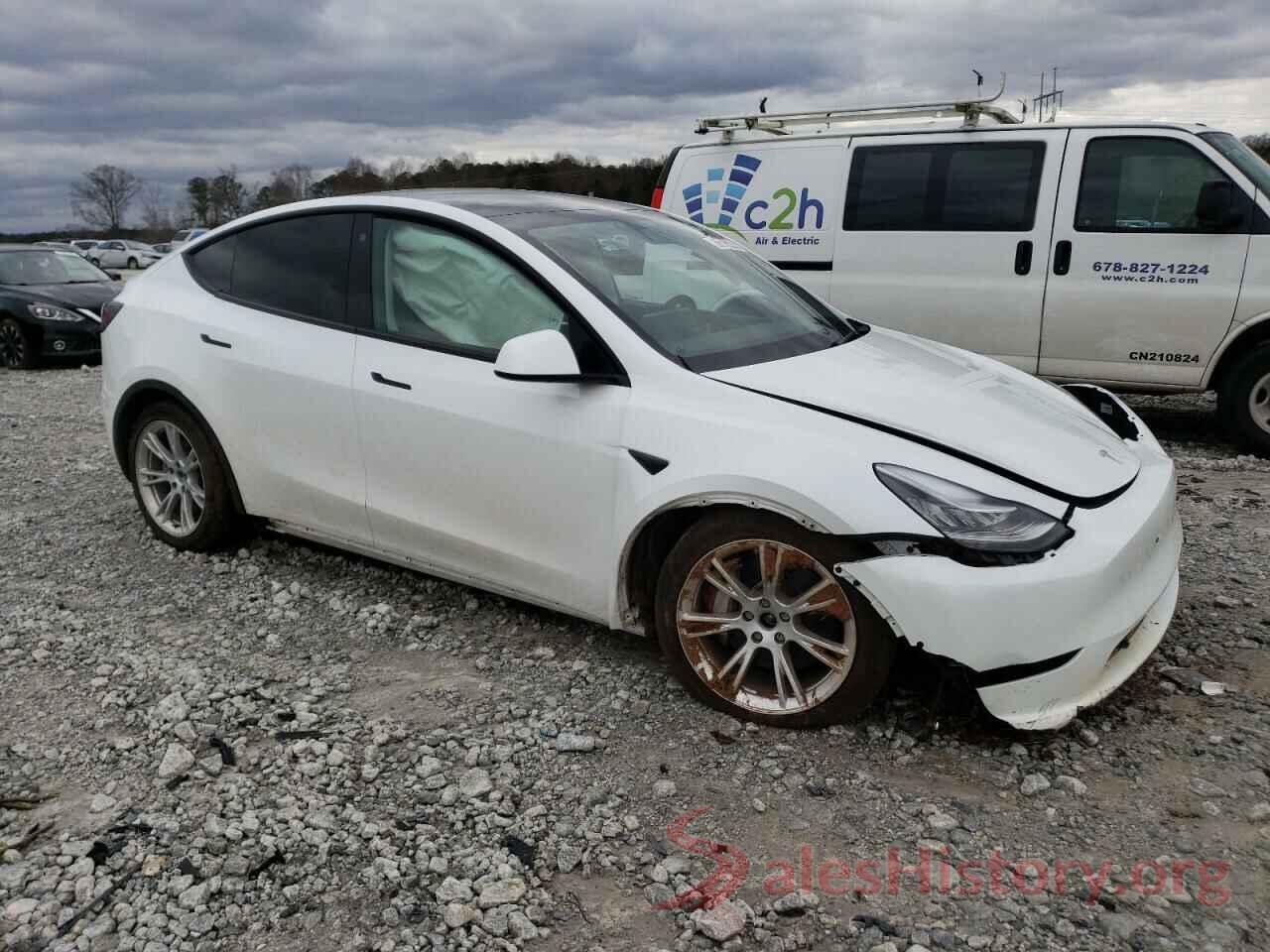 5YJYGDEEXMF131261 2021 TESLA MODEL Y