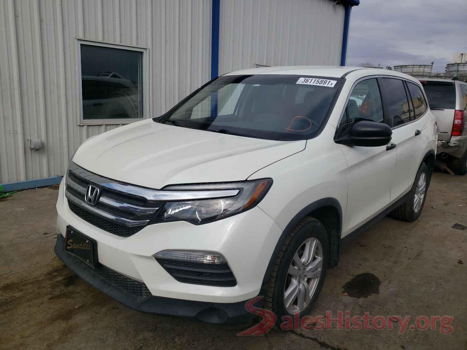 5FNYF6H17GB009758 2016 HONDA PILOT