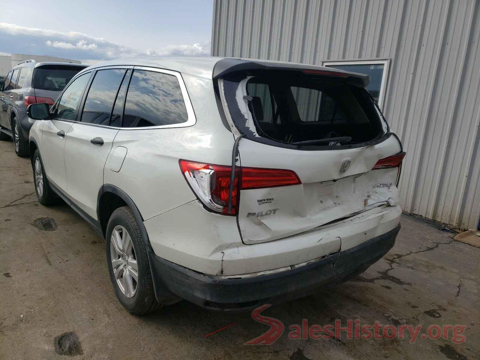 5FNYF6H17GB009758 2016 HONDA PILOT