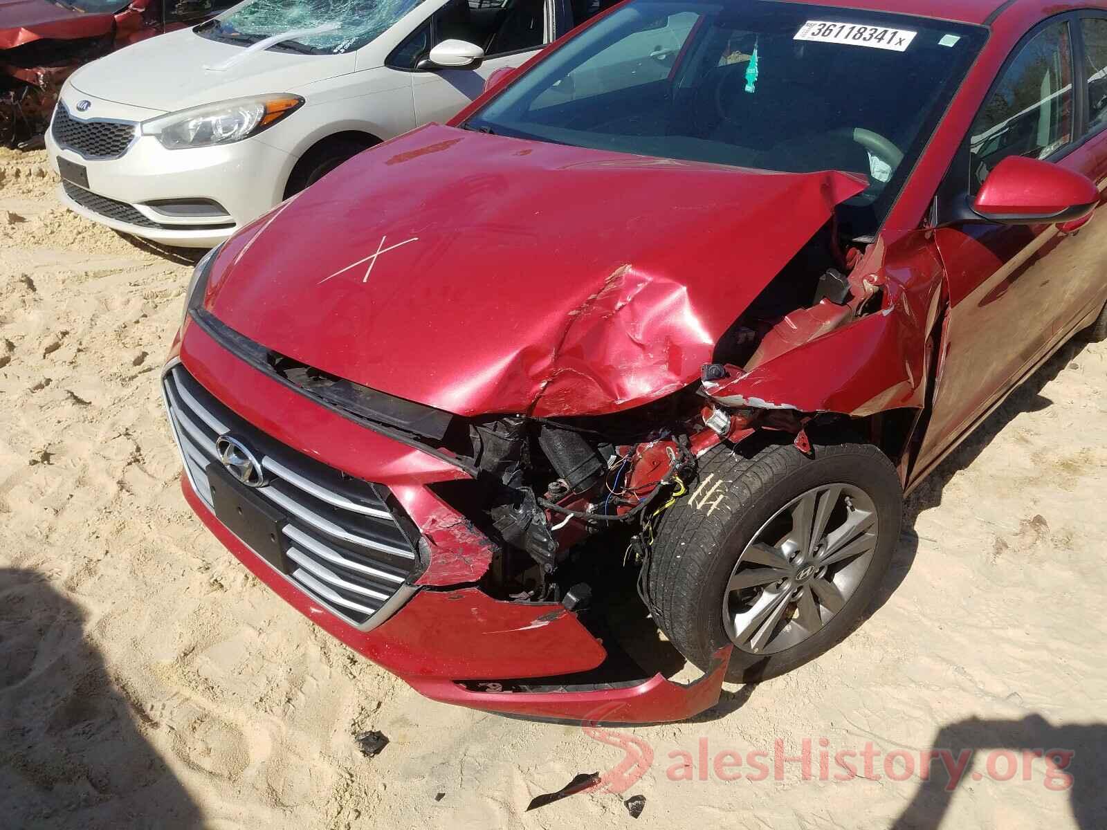 5NPD84LF7JH311690 2018 HYUNDAI ELANTRA