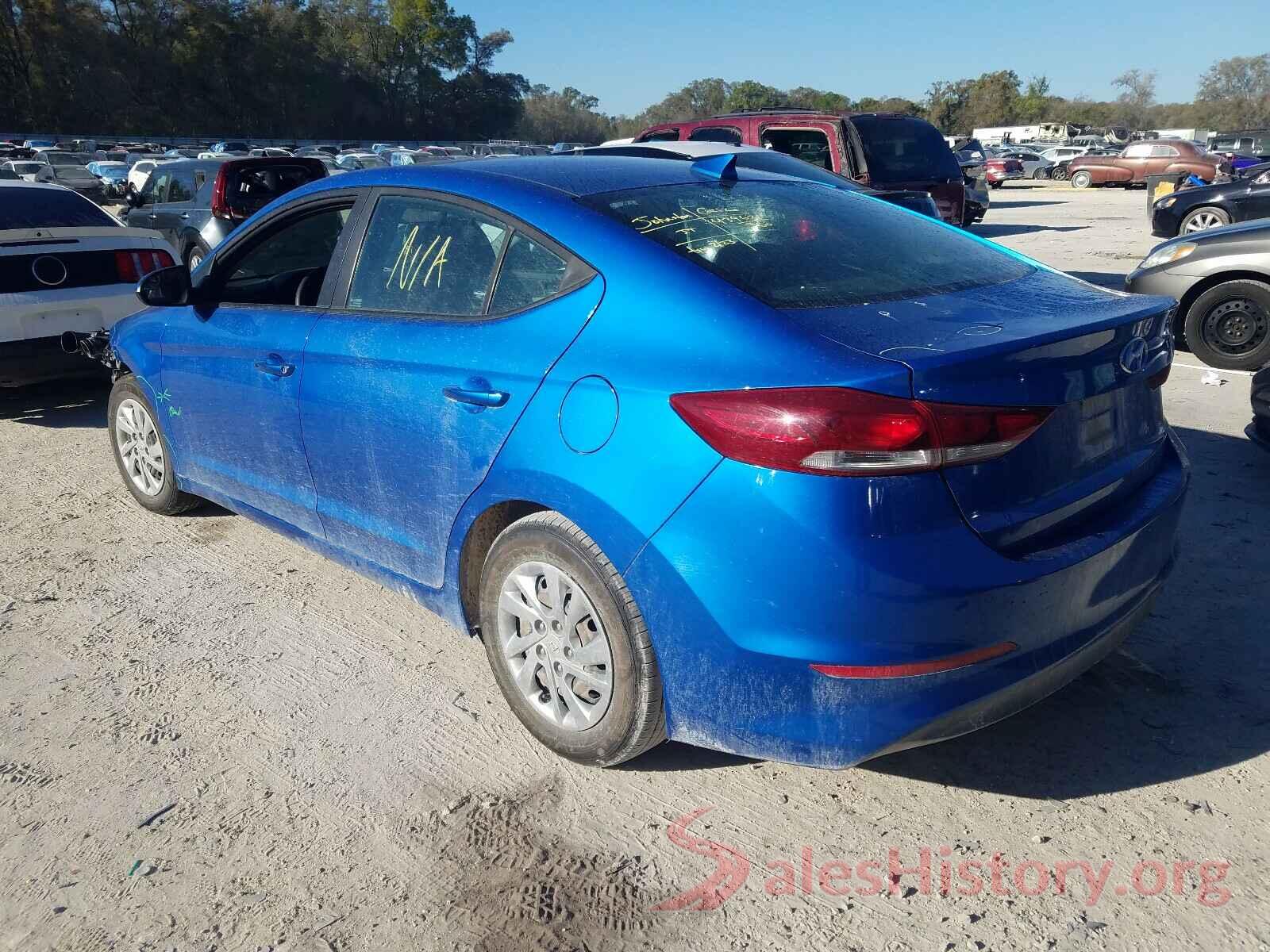 KMHD74LF7HU408404 2017 HYUNDAI ELANTRA