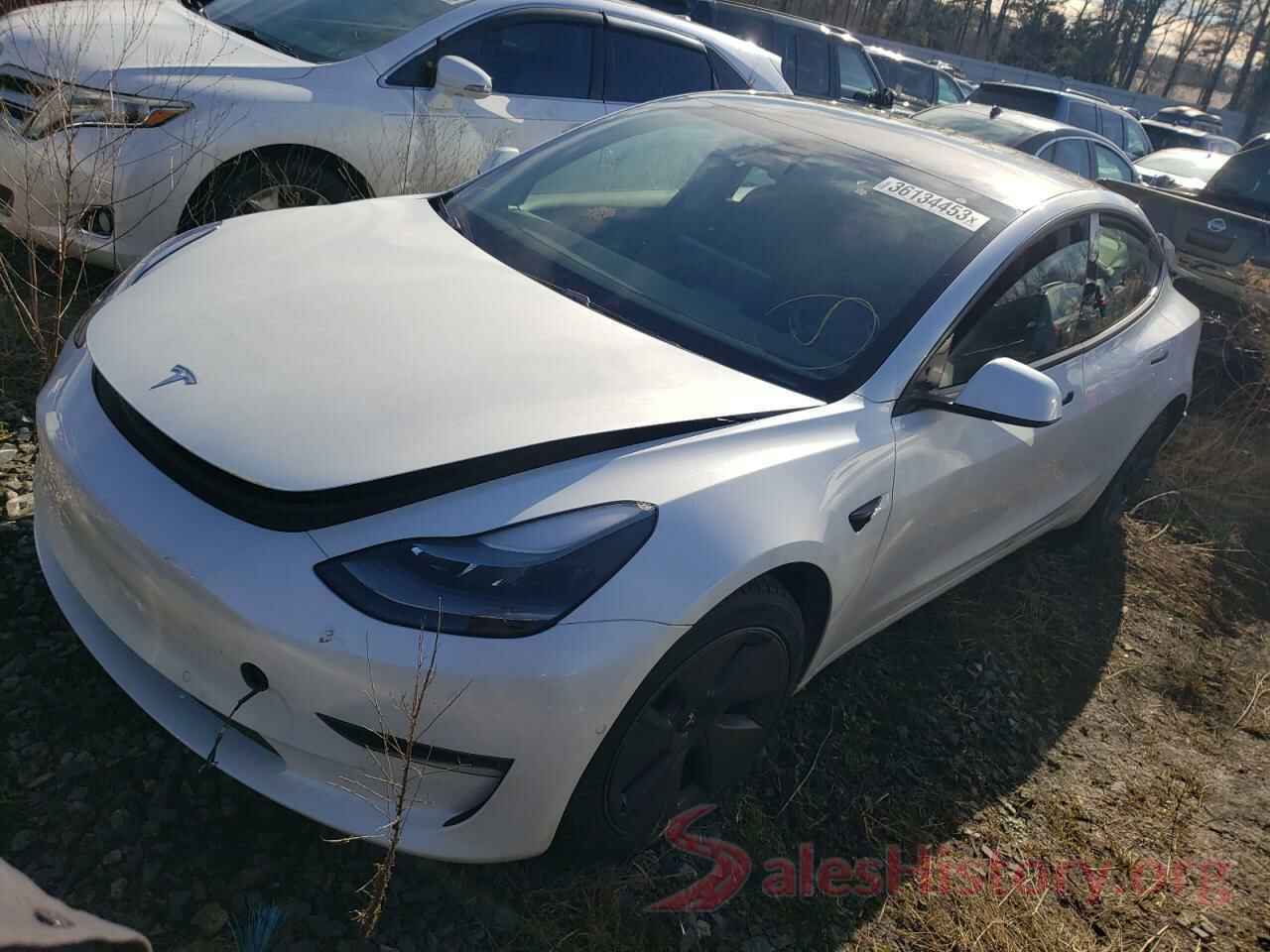 5YJ3E1EA5MF058084 2021 TESLA MODEL 3