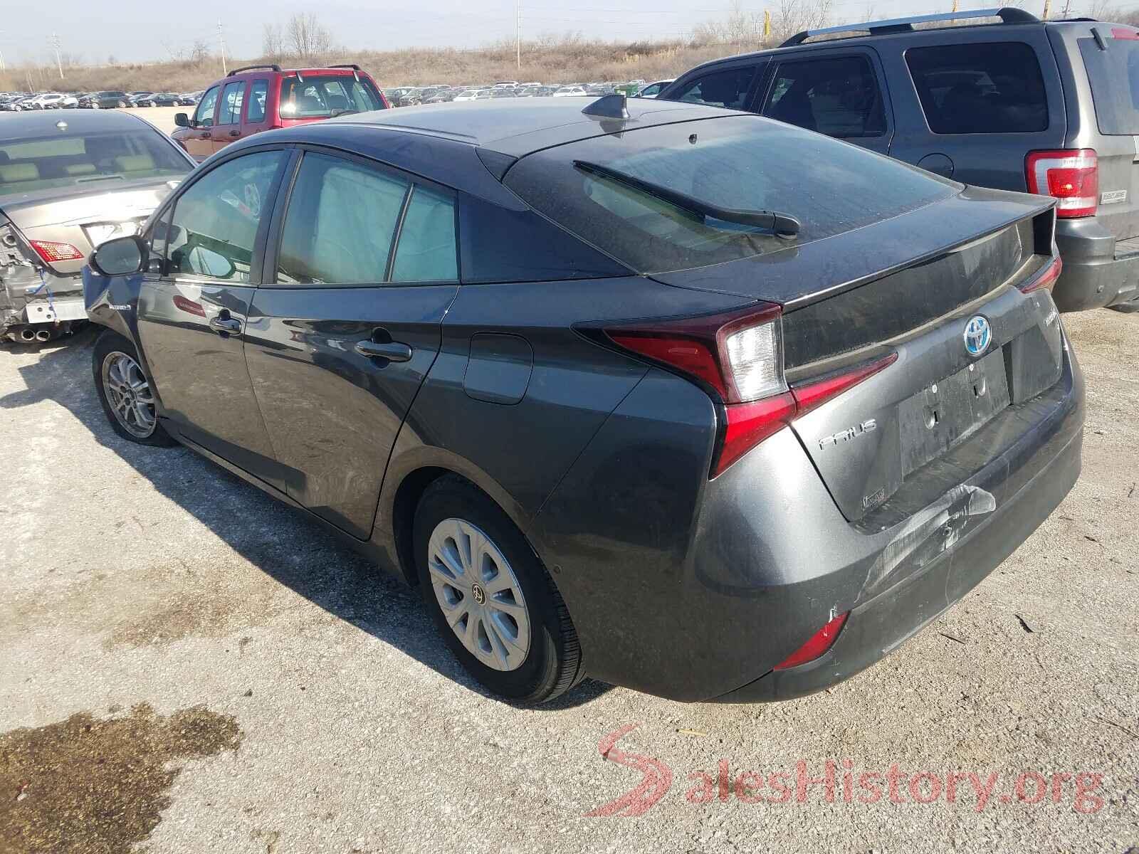 JTDKARFU8K3100885 2019 TOYOTA PRIUS