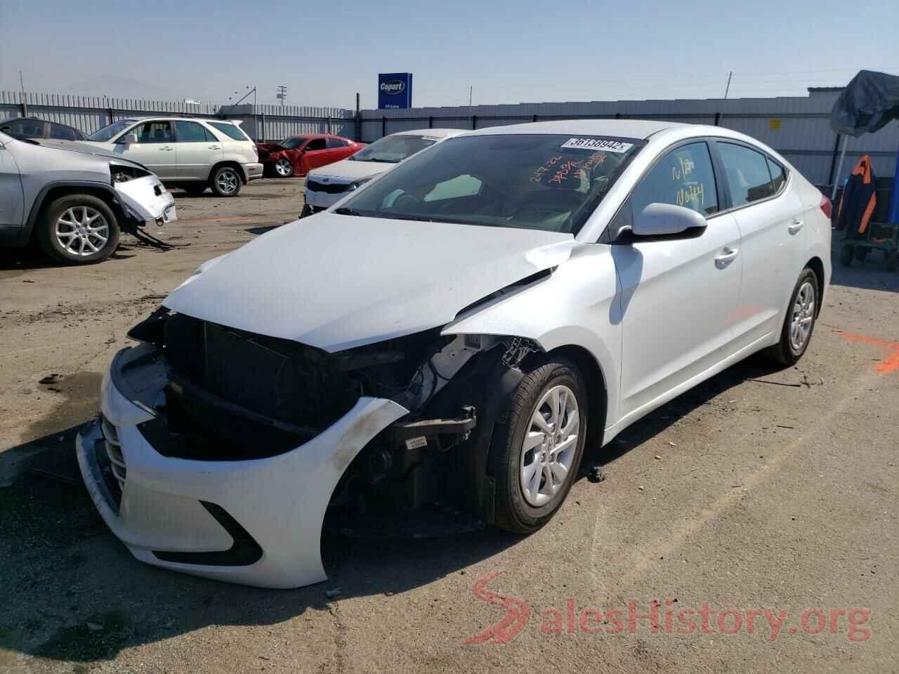 5NPD74LF5JH384057 2018 HYUNDAI ELANTRA