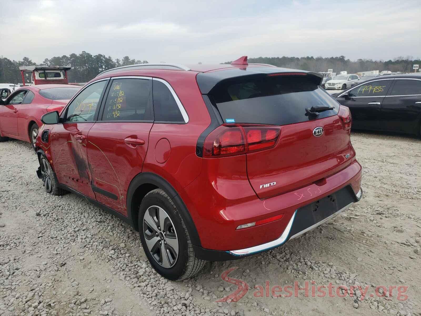 KNDCM3LDXK5353580 2019 KIA NIRO