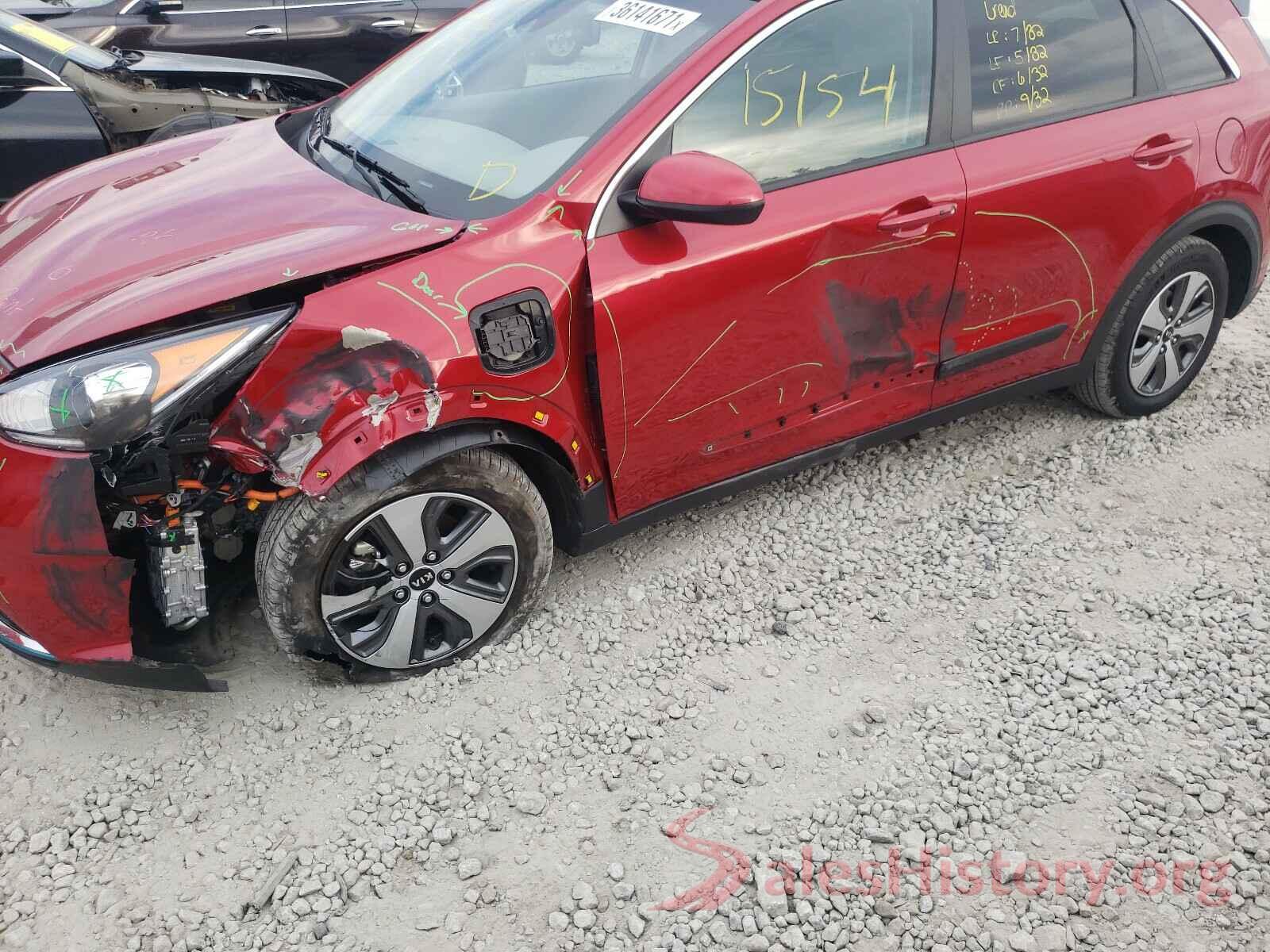 KNDCM3LDXK5353580 2019 KIA NIRO