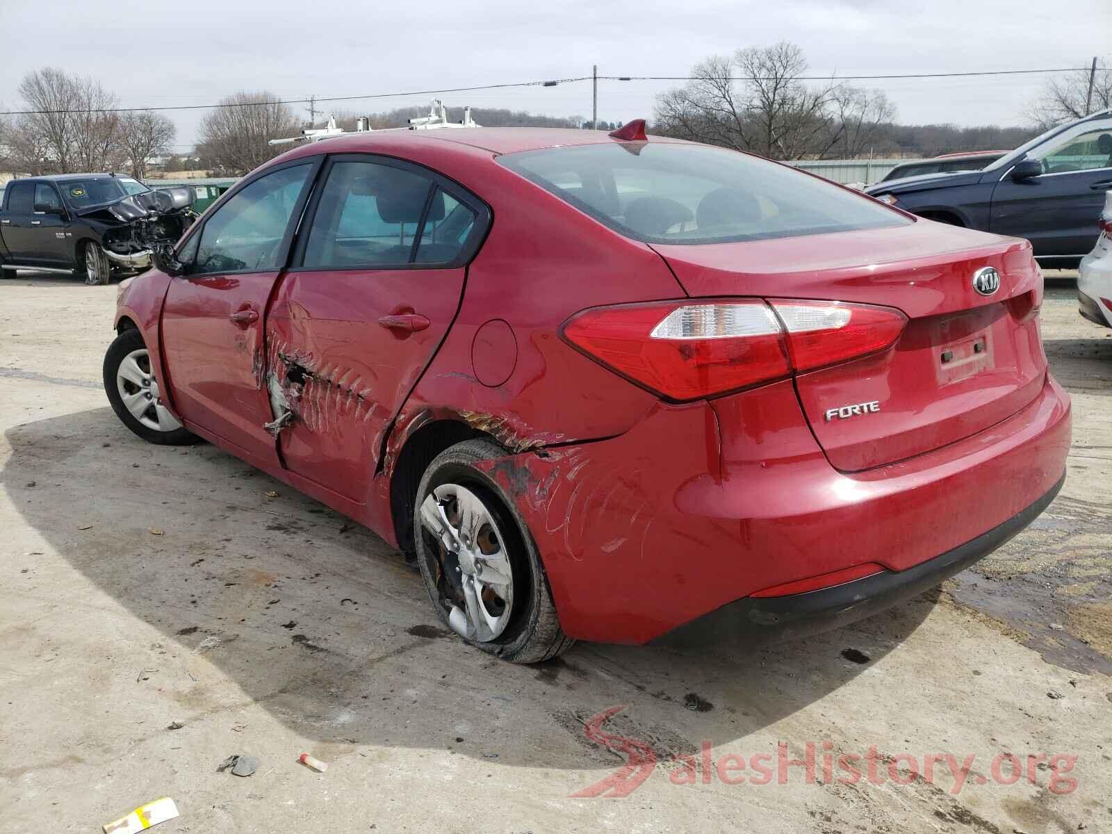 KNAFK4A64G5584685 2016 KIA FORTE