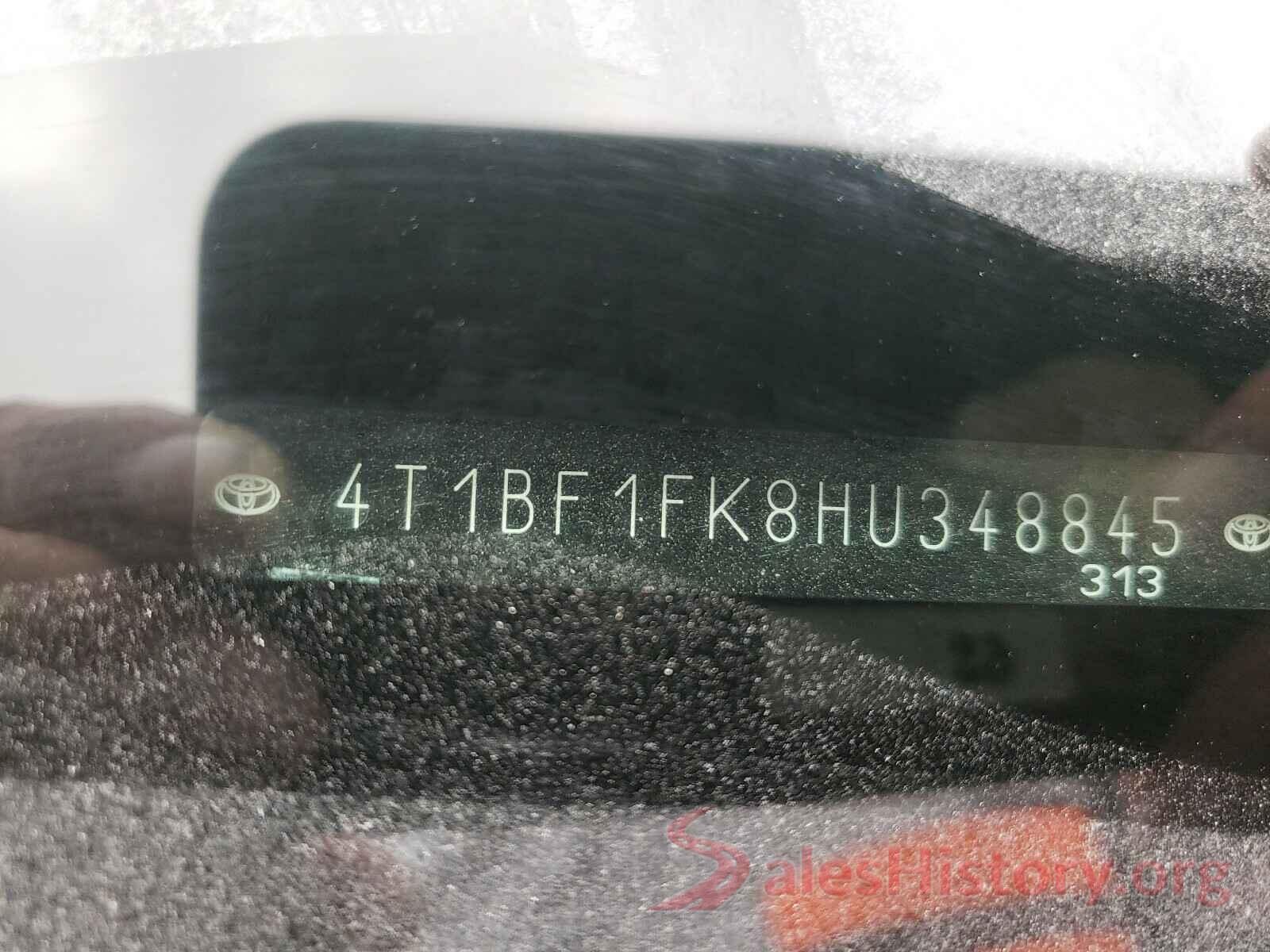 4T1BF1FK8HU348845 2017 TOYOTA CAMRY